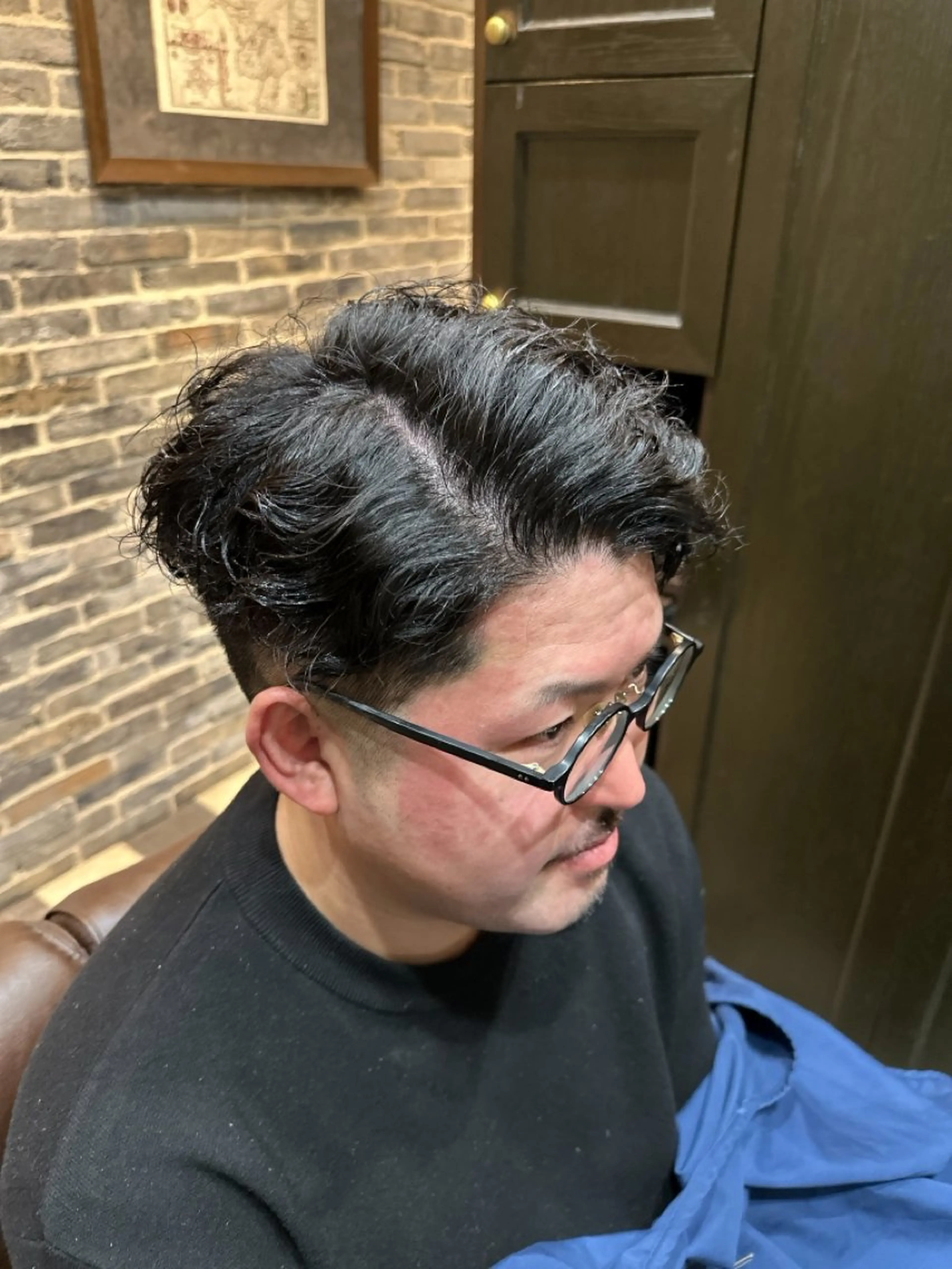 ミディアム 佐藤 功樹のヘアスタイル