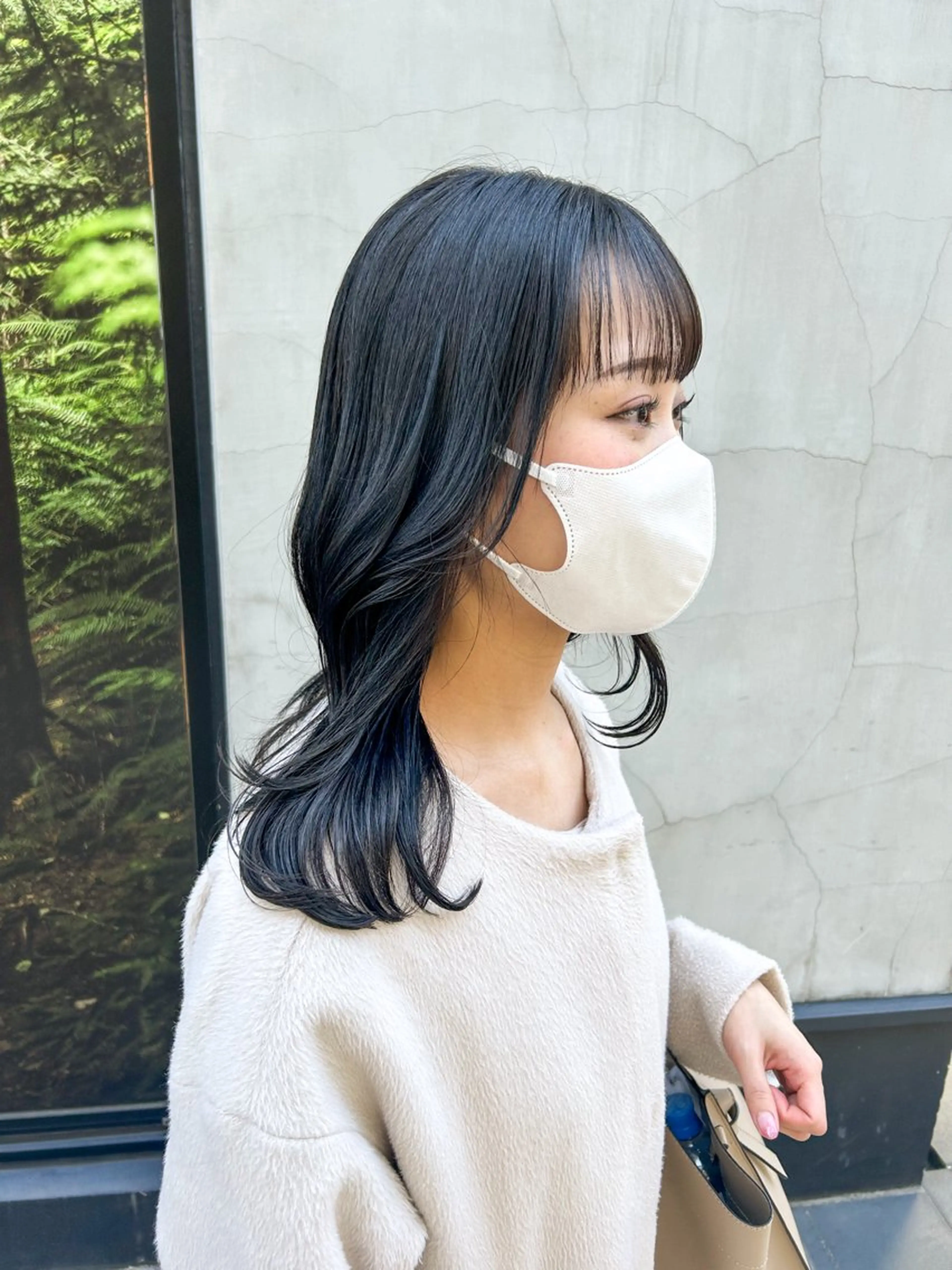 ミディアム カラー ヘアアレンジ カット トリートメント yuka .のヘアスタイル