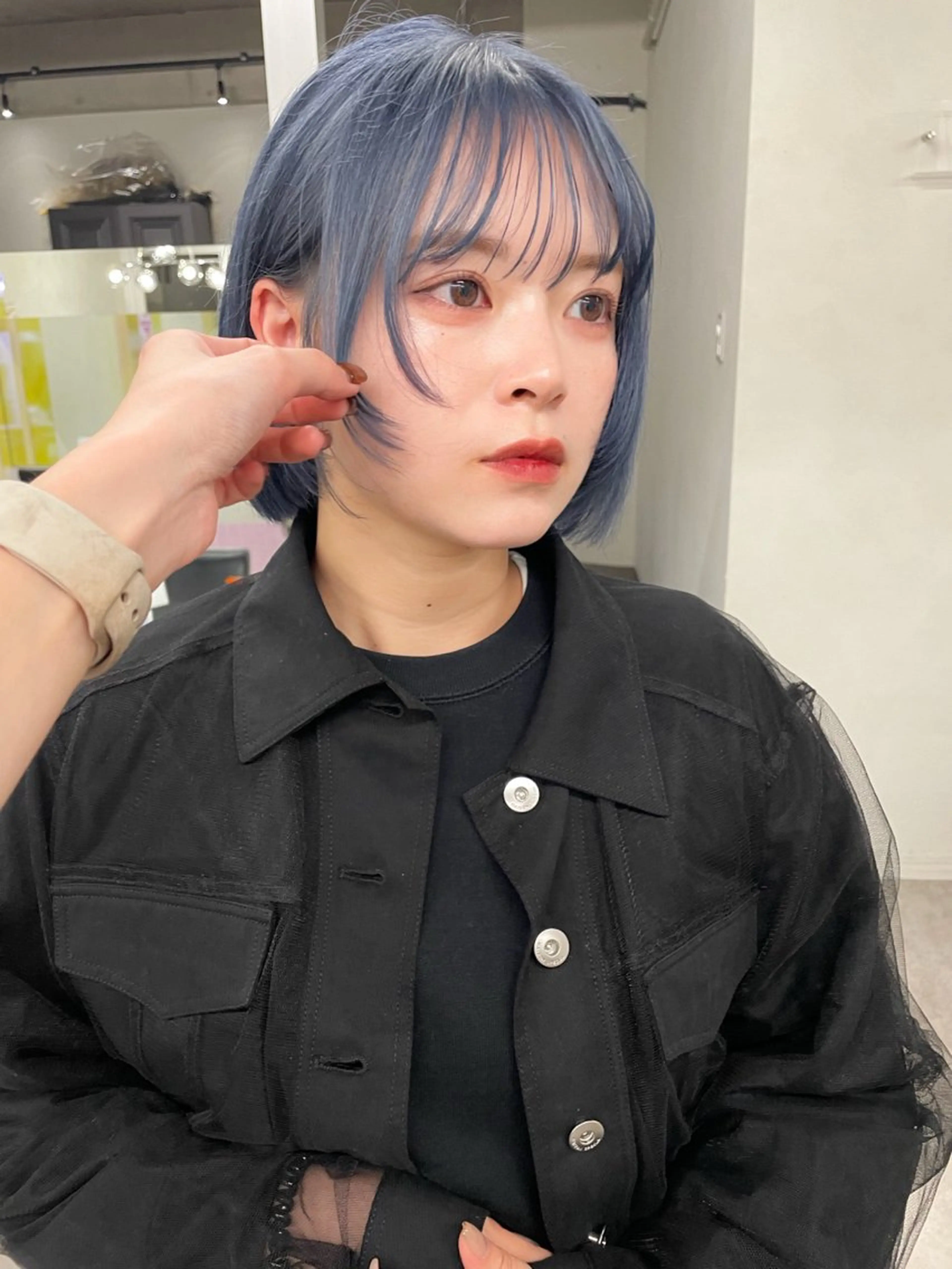 ミディアム カラー ヘアカラー ブリーチ/ベージュ 💕/momoaのヘアスタイル