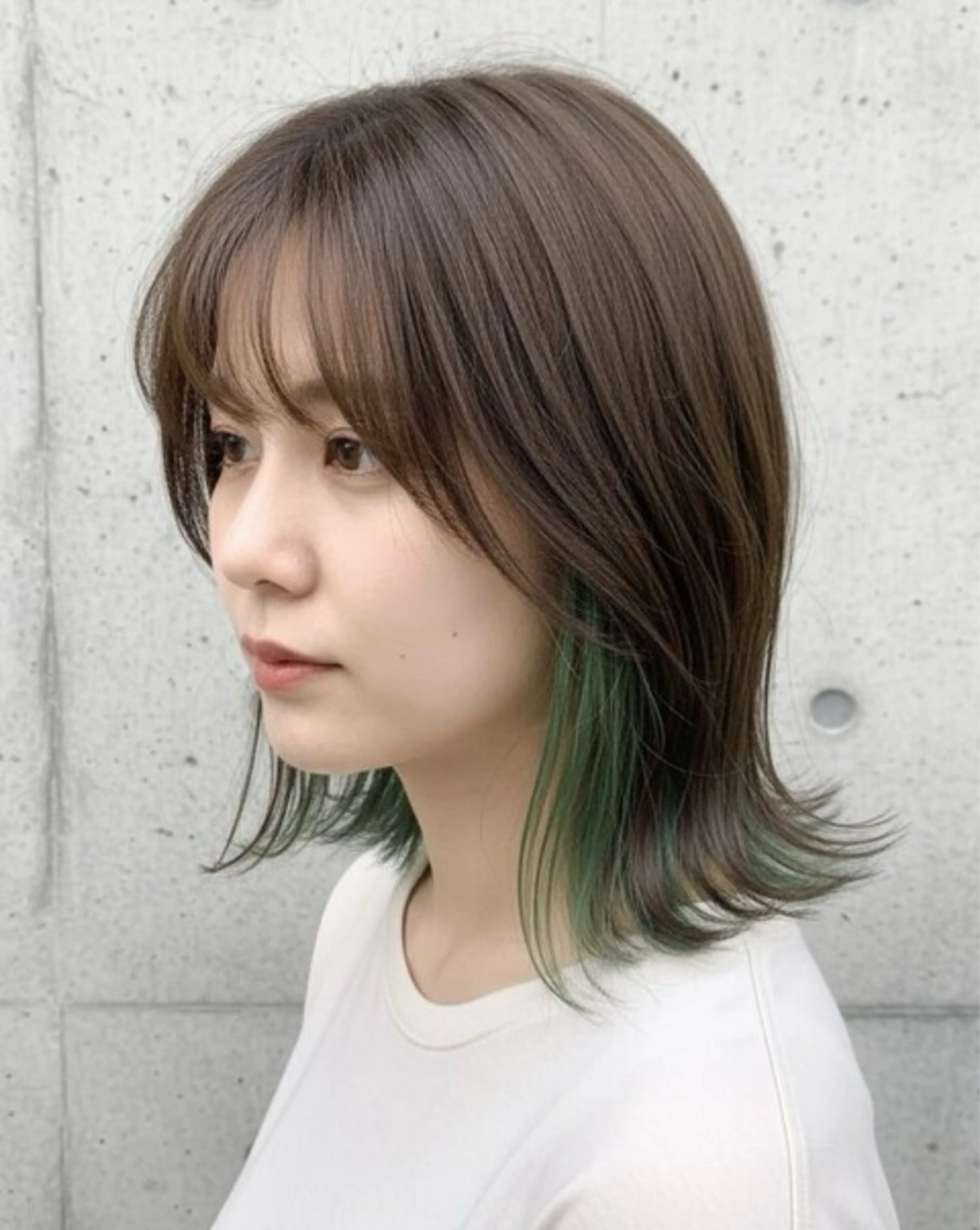 ミディアム カラー 町田美容師 mei 🍒 ✨のヘアスタイル