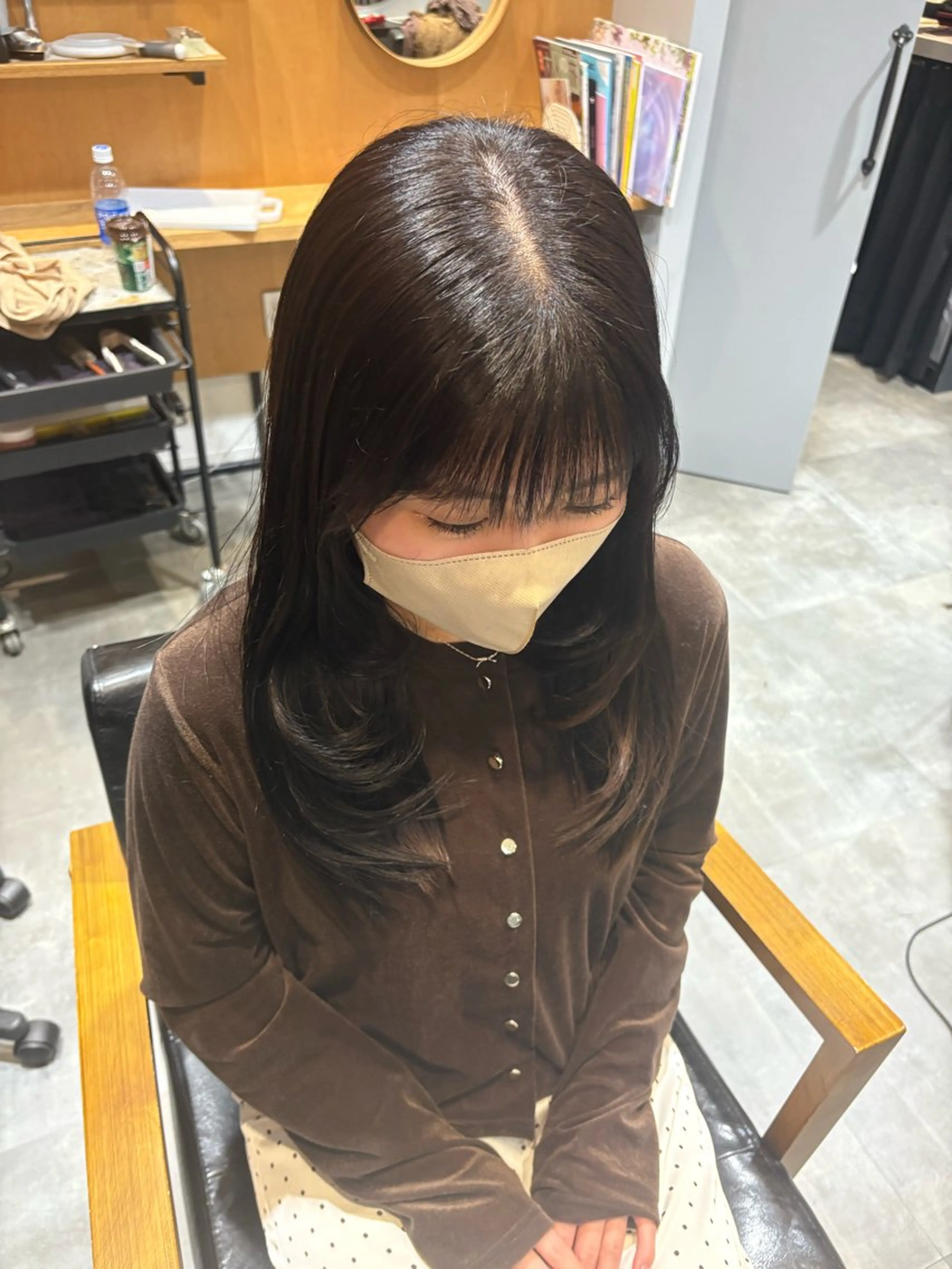 セミロング 小堀 いぶきのヘアスタイル