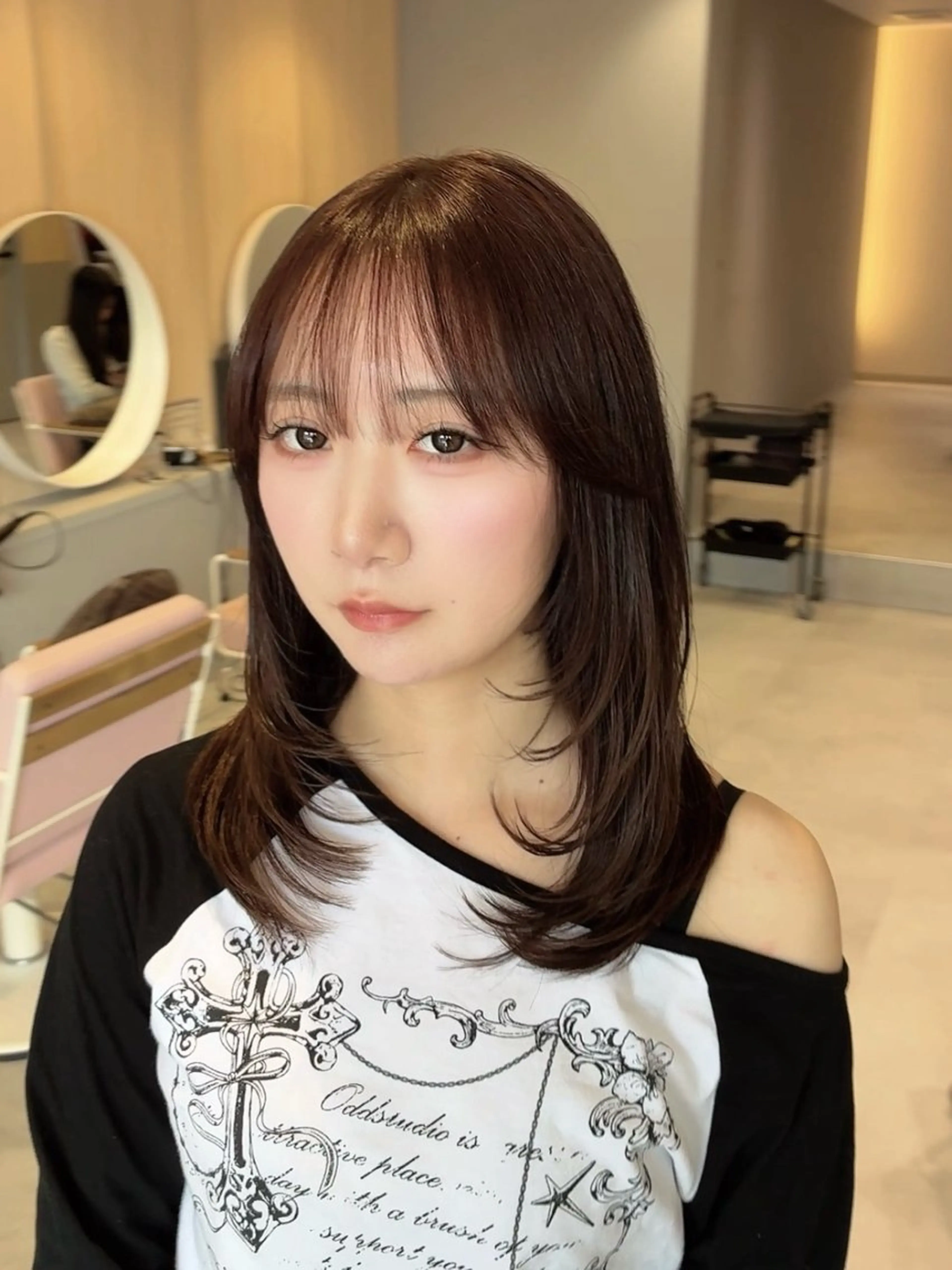 小顔×韓国レイヤー/ 骨格診断/Rikuのヘアスタイル