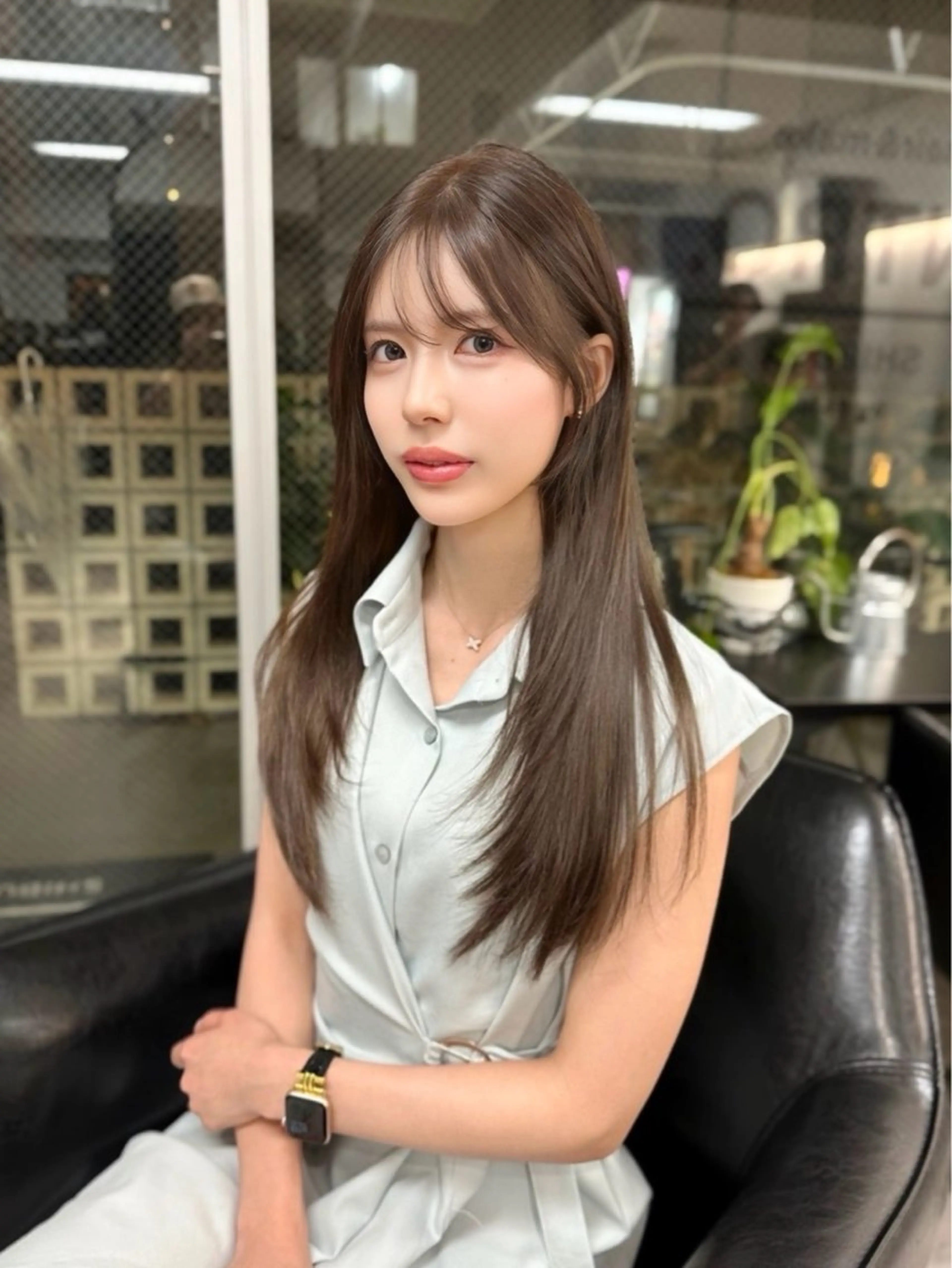 ロング カラー 韓国ヘア 店長NEGIのヘアスタイル