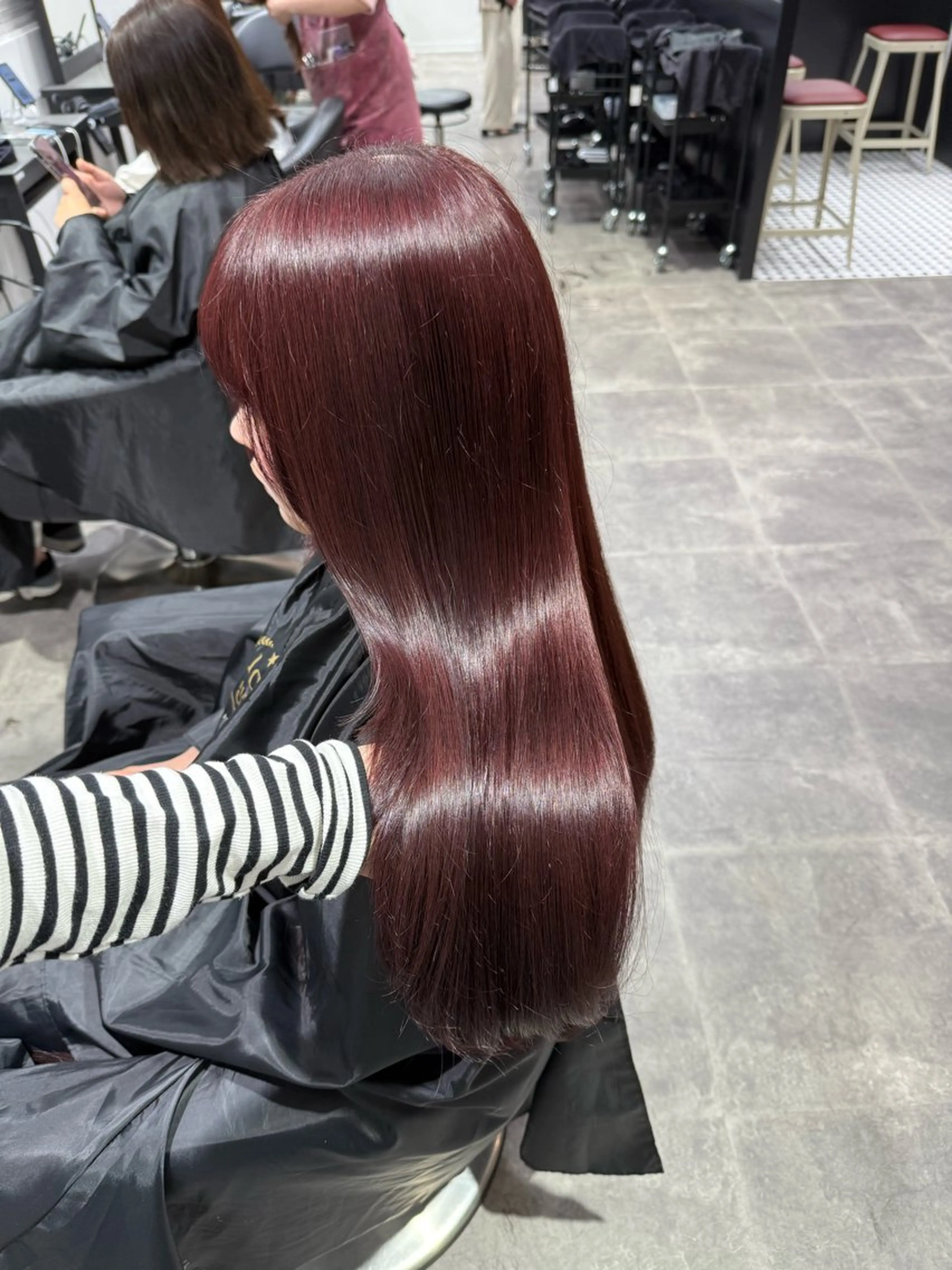 ロング カラー ヘアアレンジ 💗横浜美容室 💗HARUNAのヘアスタイル