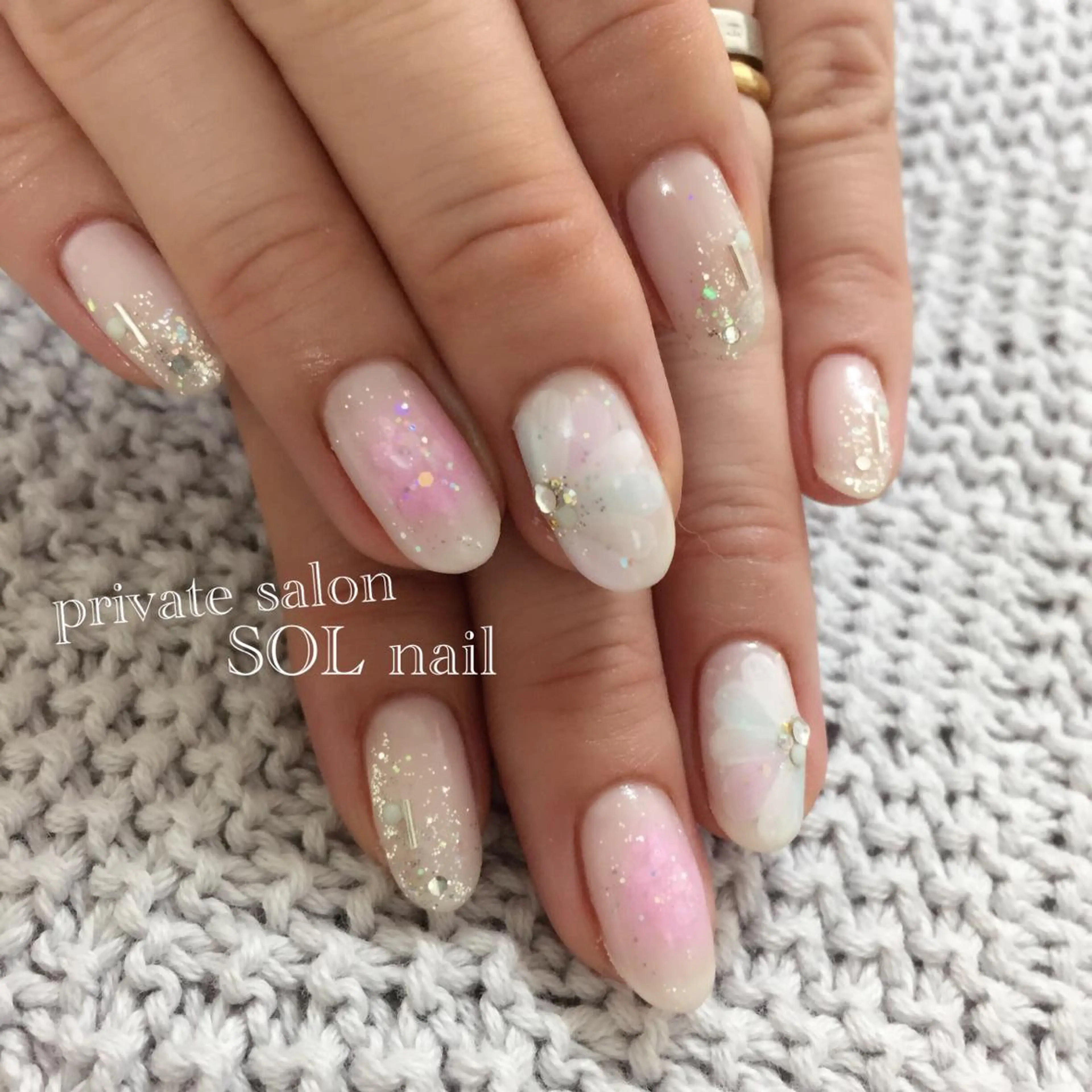 ネイル ハンドネイル SOL NAILのネイルデザイン