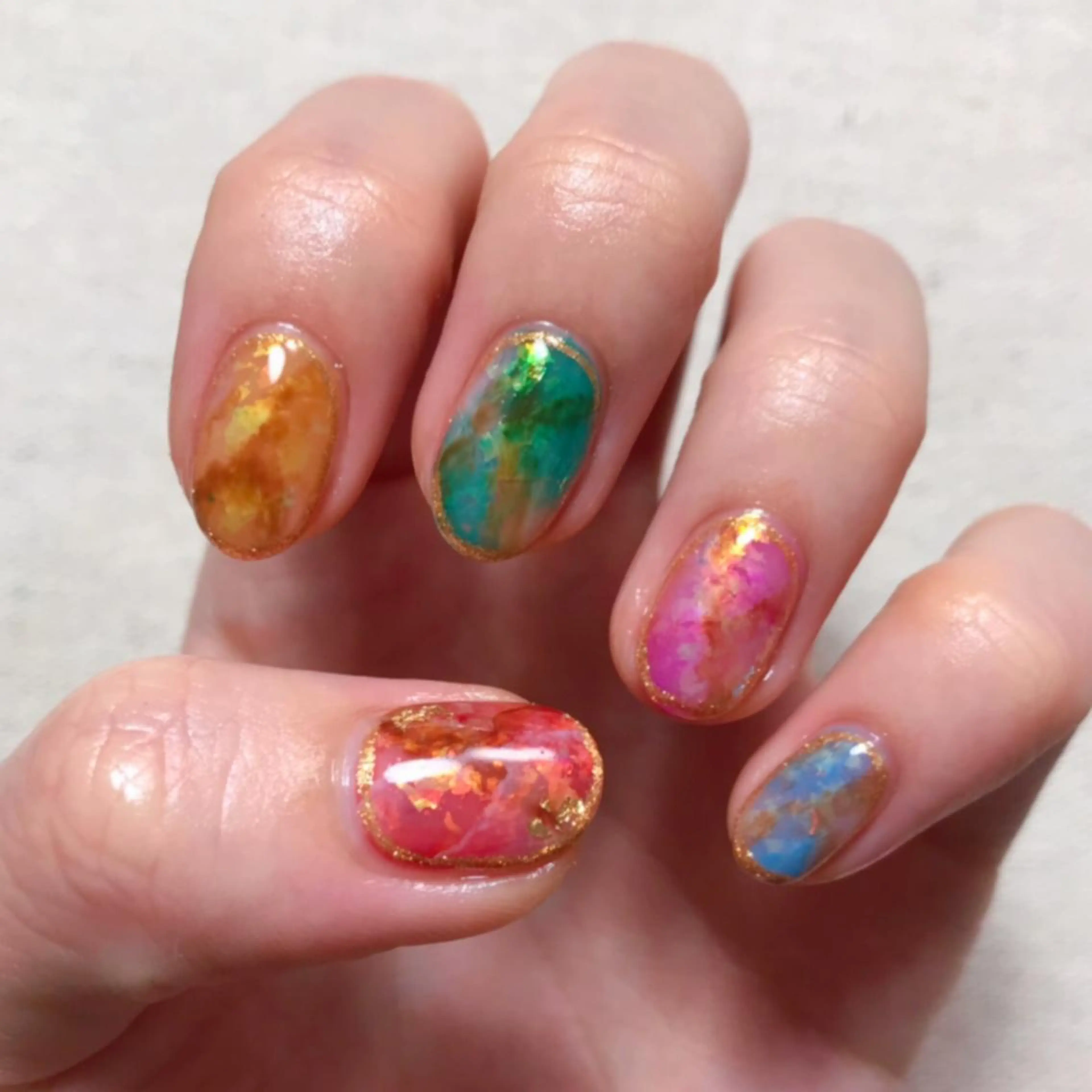 ネイル ニュアンスネイル ハンドネイル 💅chainail _aiのネイルデザイン