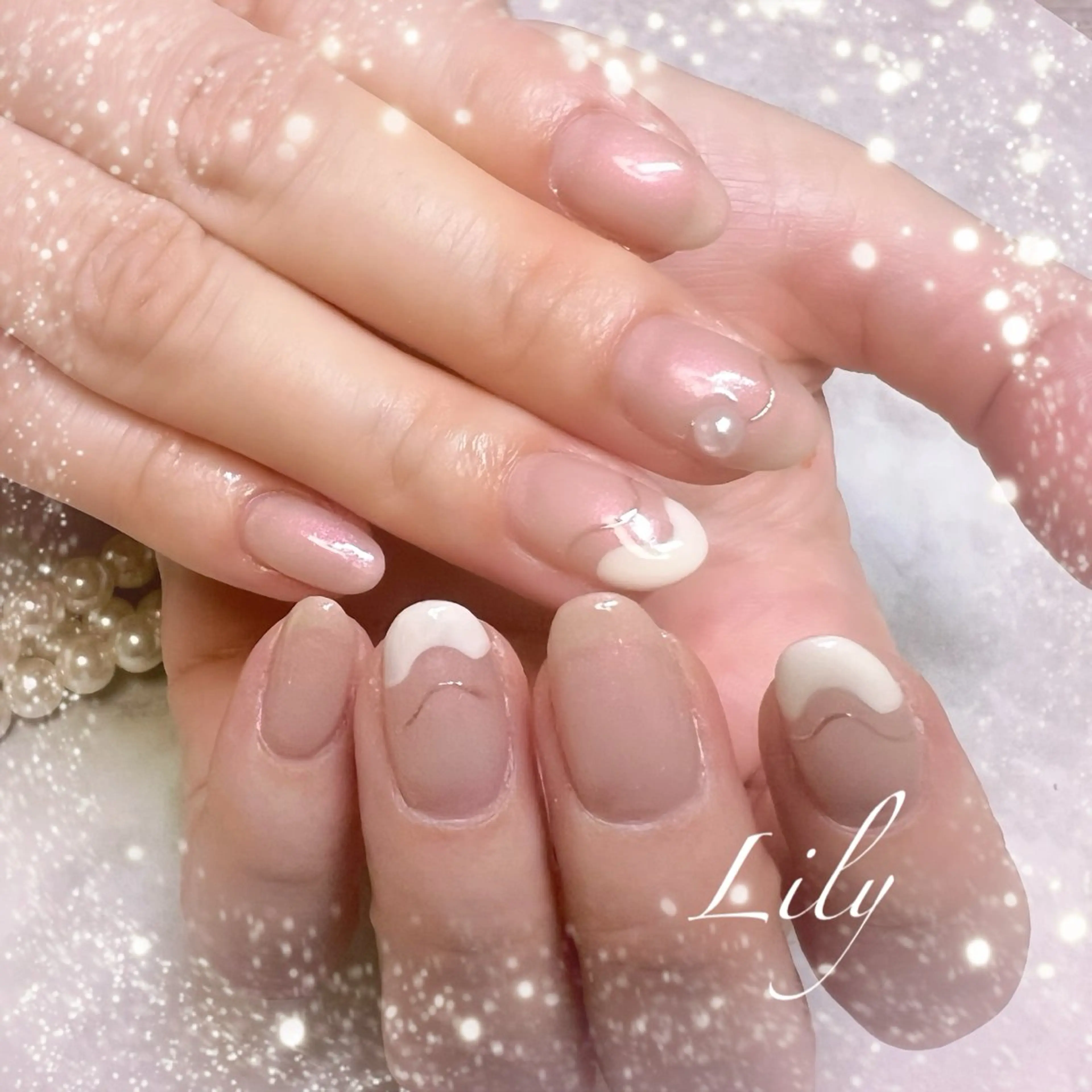 ネイル ハンドネイル Lily*nail 🌻Mii🌻のネイルデザイン