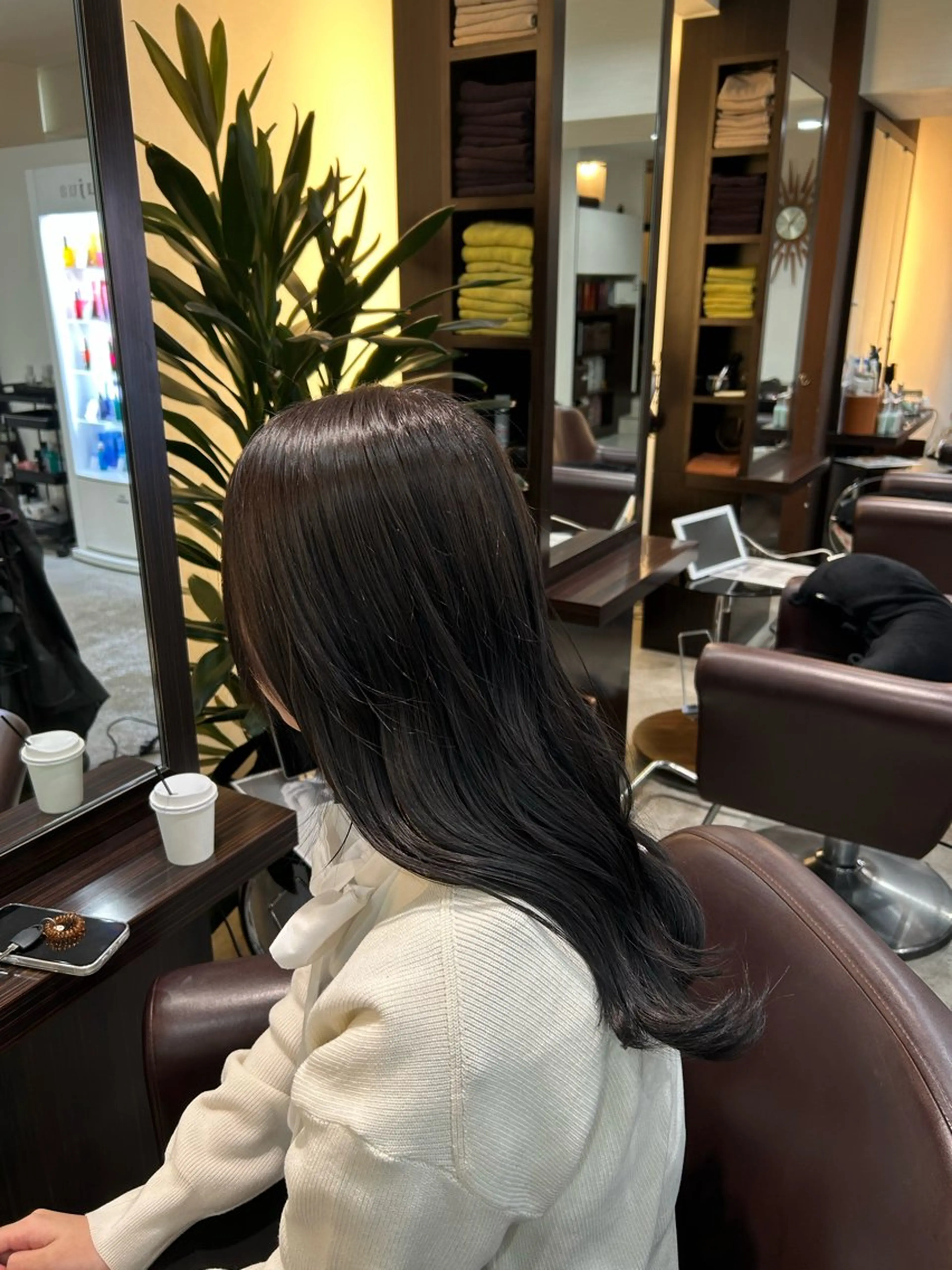 【🤍透明感カラー🤍】カラー+Aujua1ステップトリートメント✨の写真