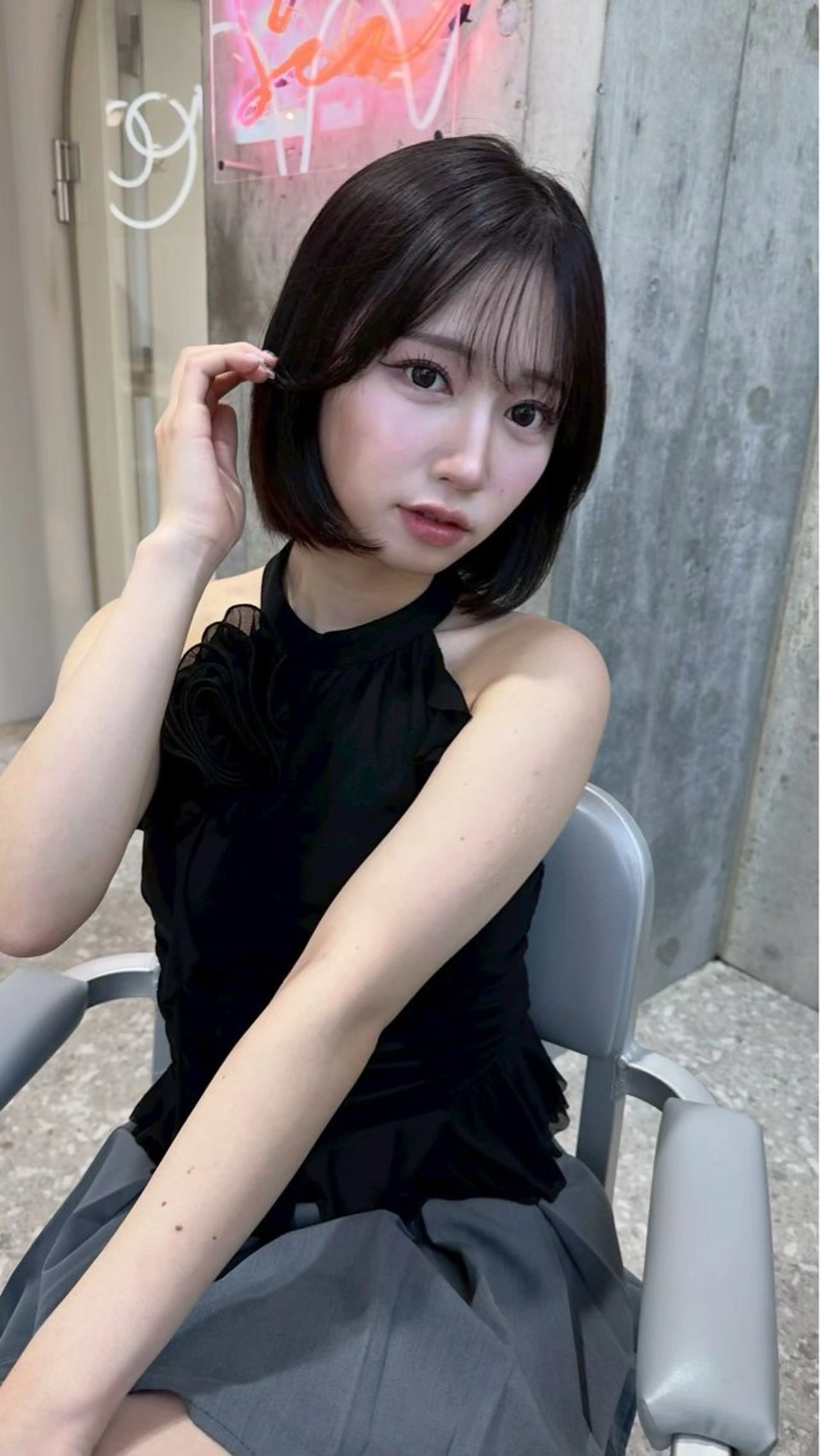 ショート ボブ 新宿/韓国ヘア kurea🎀のヘアスタイル