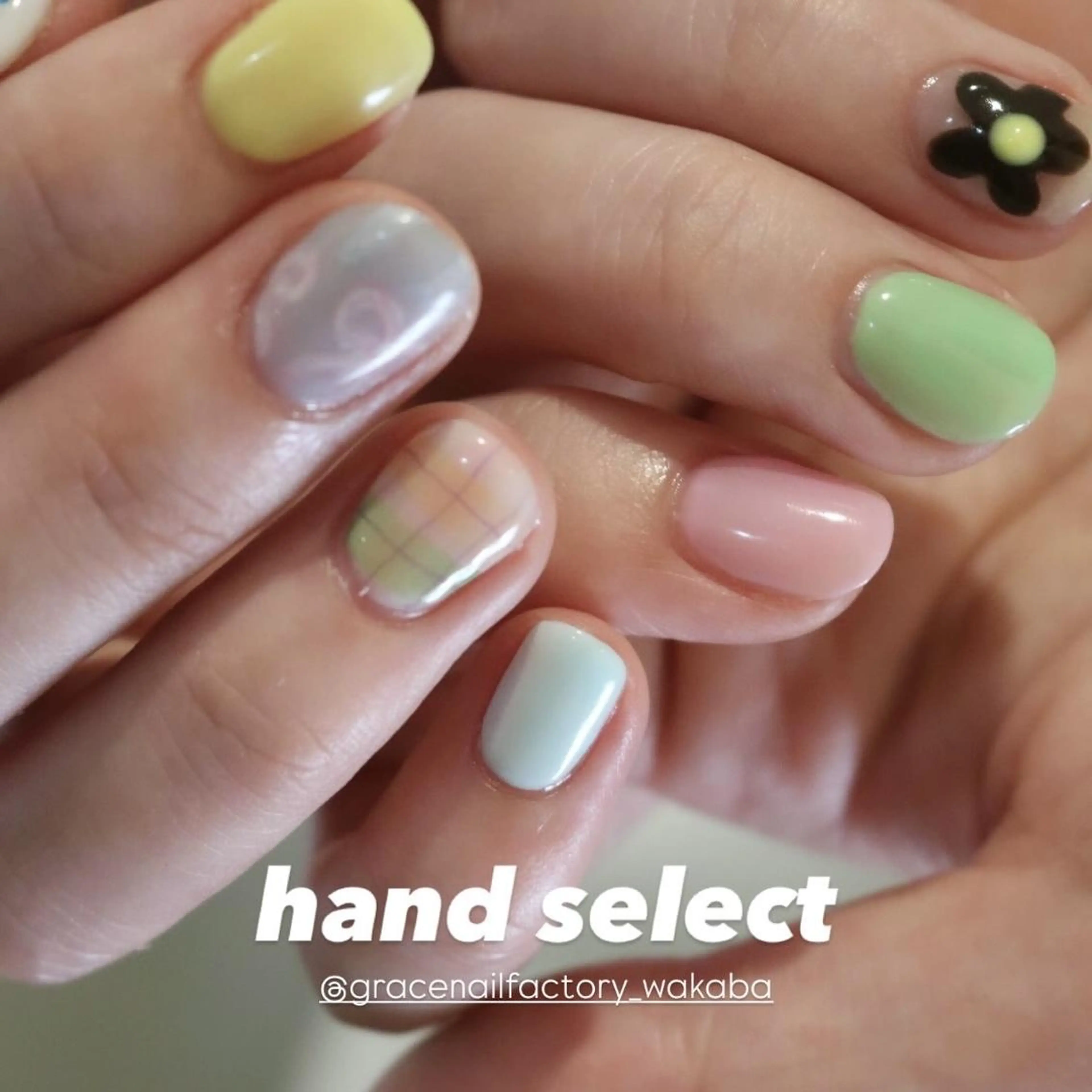 ネイル 大阪/堀江ニュアンス WAKABAのネイルデザイン