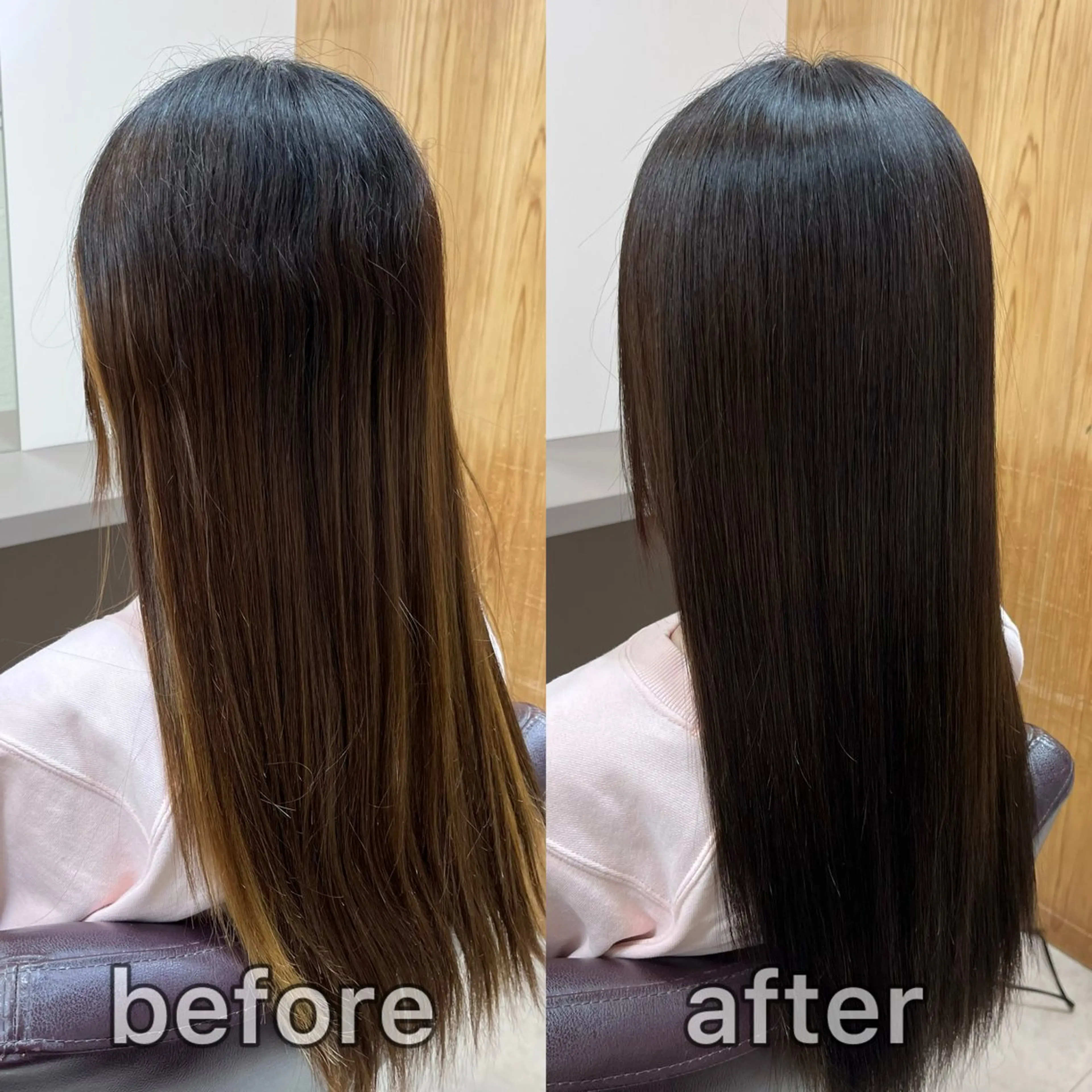 セミロング カラー パーマ 縮毛矯正 トリートメント 髪質改善特化KIZU /艶髪研究（京都）のヘアスタイル