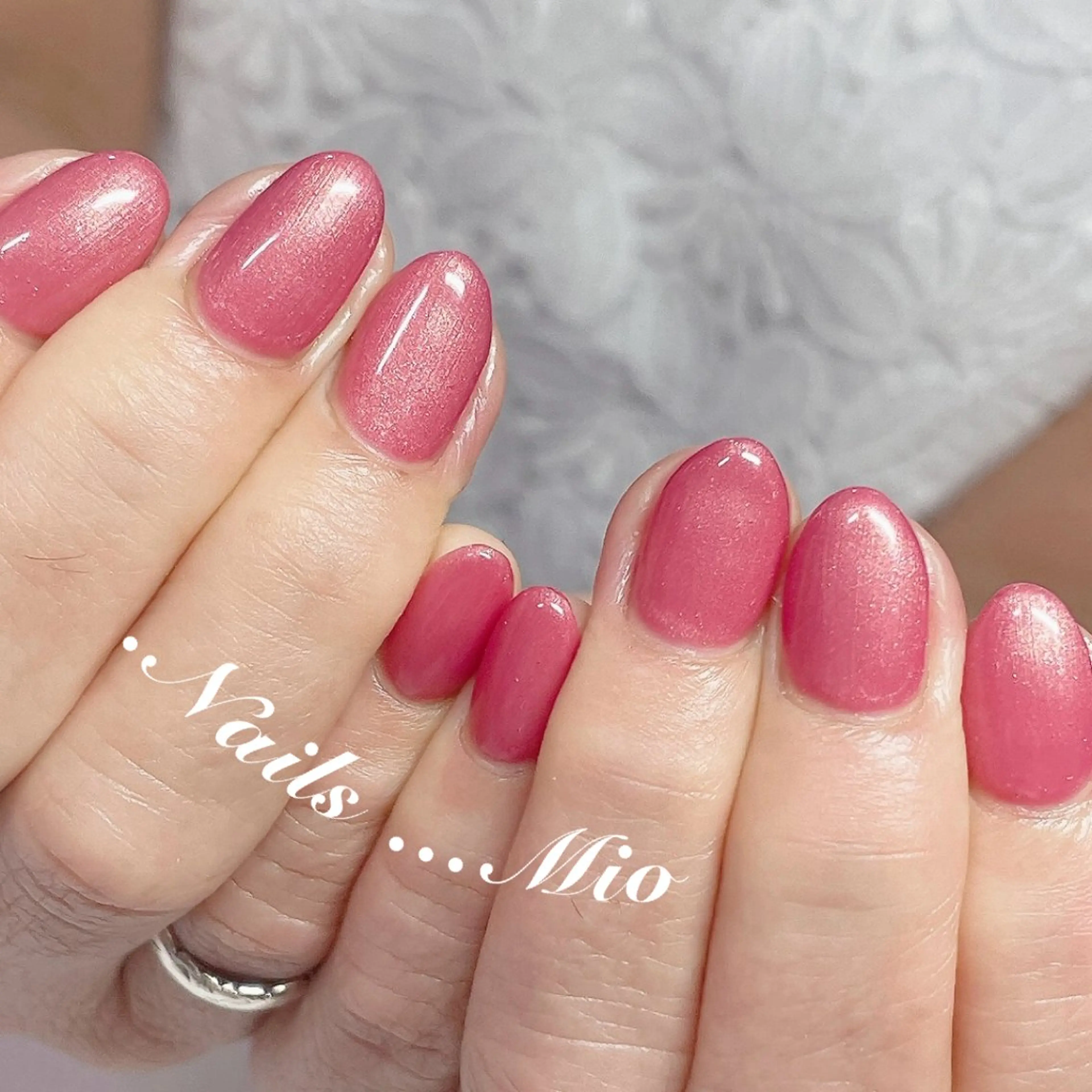 ネイル ジェルネイル ワンカラーネイル .Nails Mio 赤羽西ネイルサロンのネイルデザイン