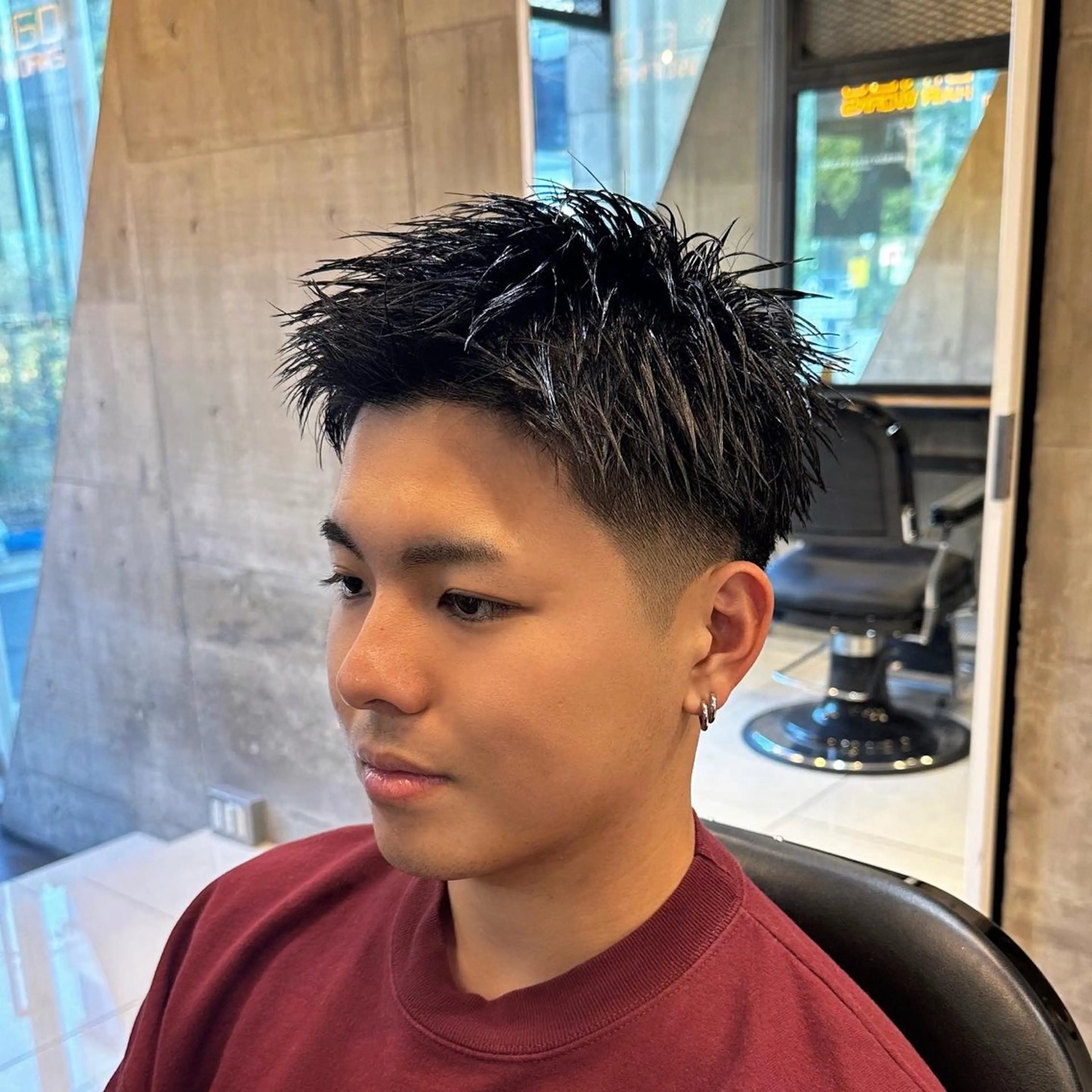 ショート メンズ ツイスパ/メンズ パーマ/歩夢のヘアスタイル