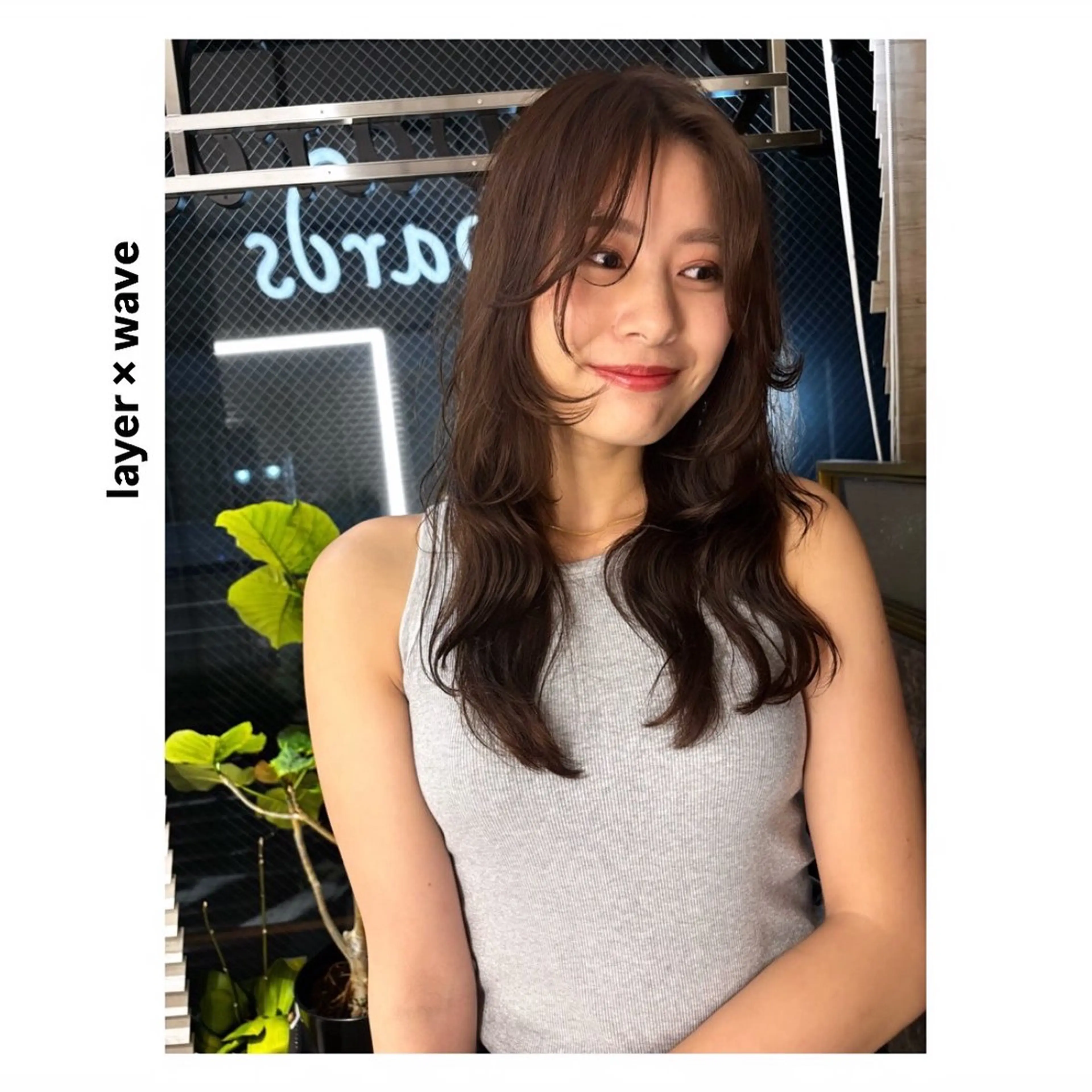 ミディアム カラー レイヤーカット カット ヘアカラー トリートメント hiro【沿線で叶う 似合わせhair】のヘアスタイル