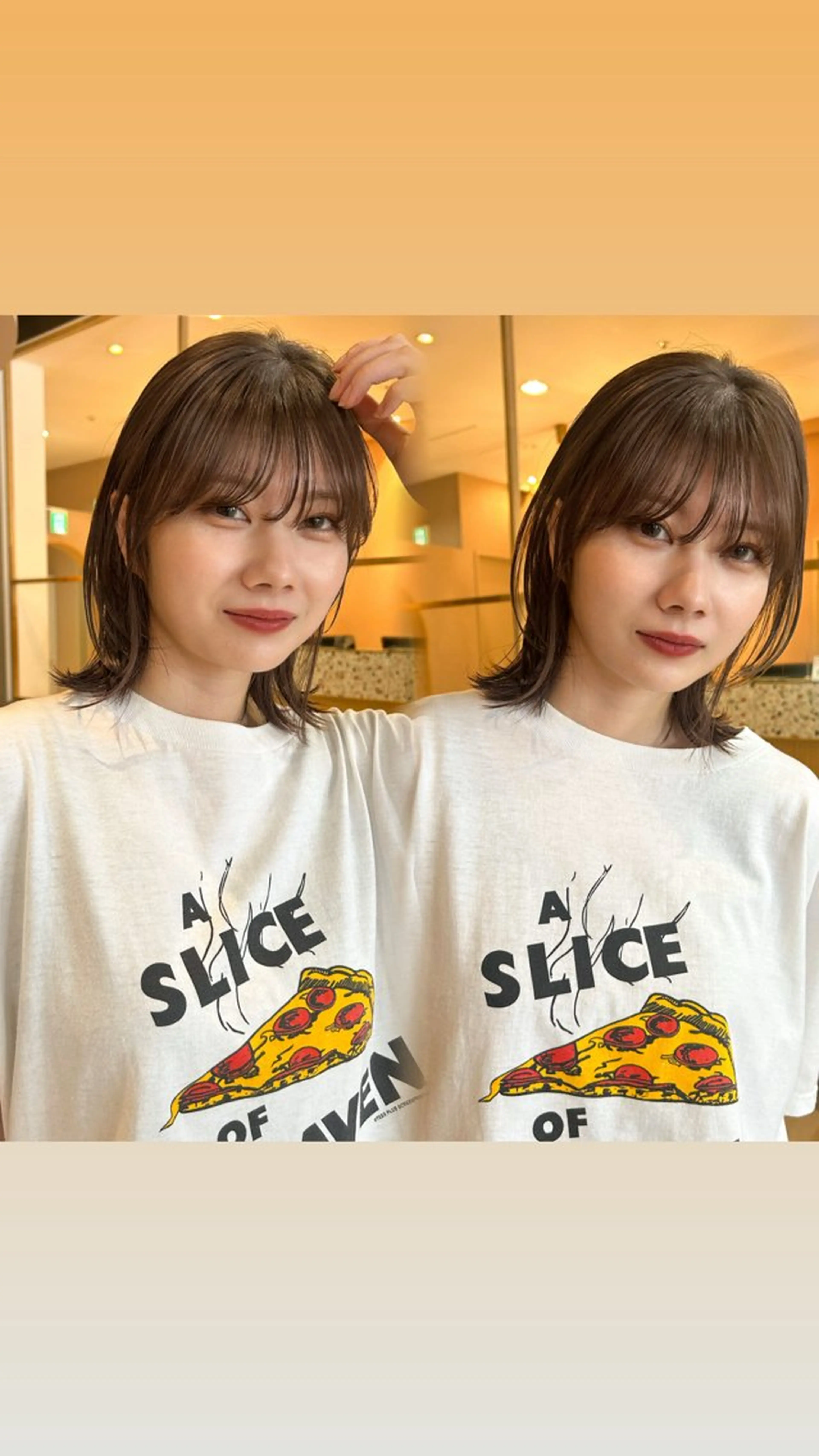 ミディアム カラー 🐢ダブルカラー🐢 透明感/このかのヘアスタイル