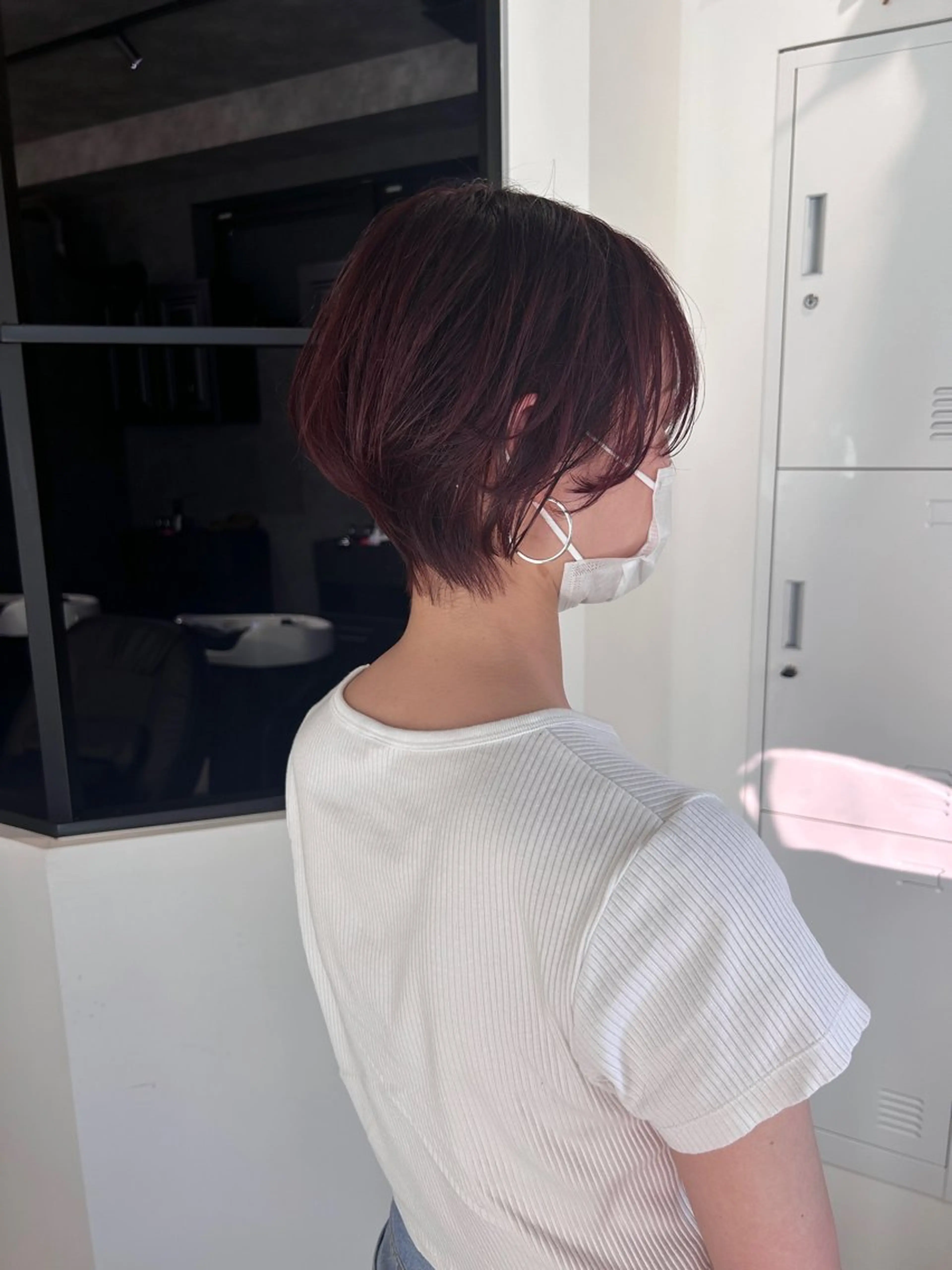 ショート カラー 河野いずみ レイヤー/ボブ 🤍のヘアスタイル