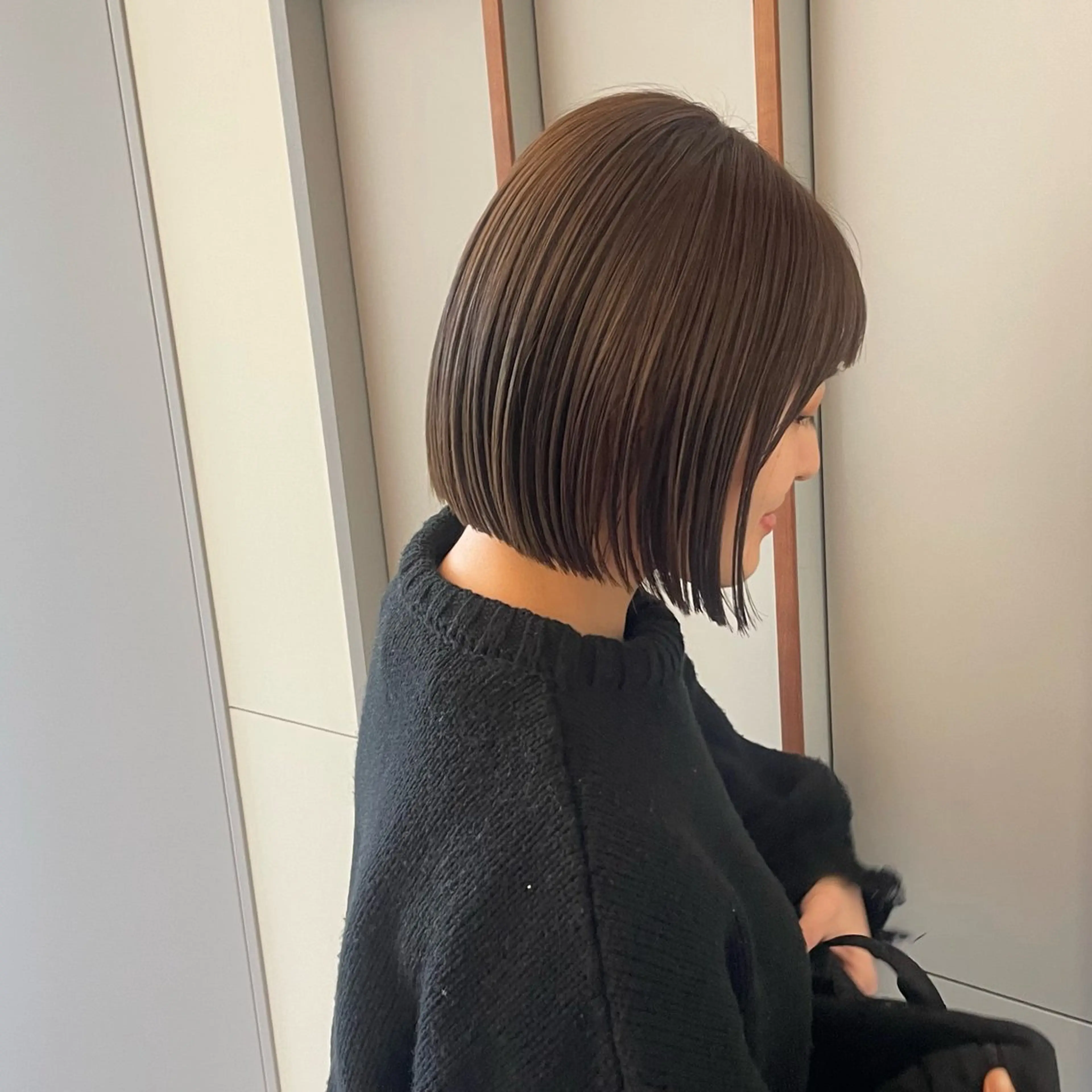 ショート カラー ベージュカラー ブリーチ 透明感カラー ダブルカラー 髪質改善カラー/ボブ 🌻Mutsumiのヘアスタイル