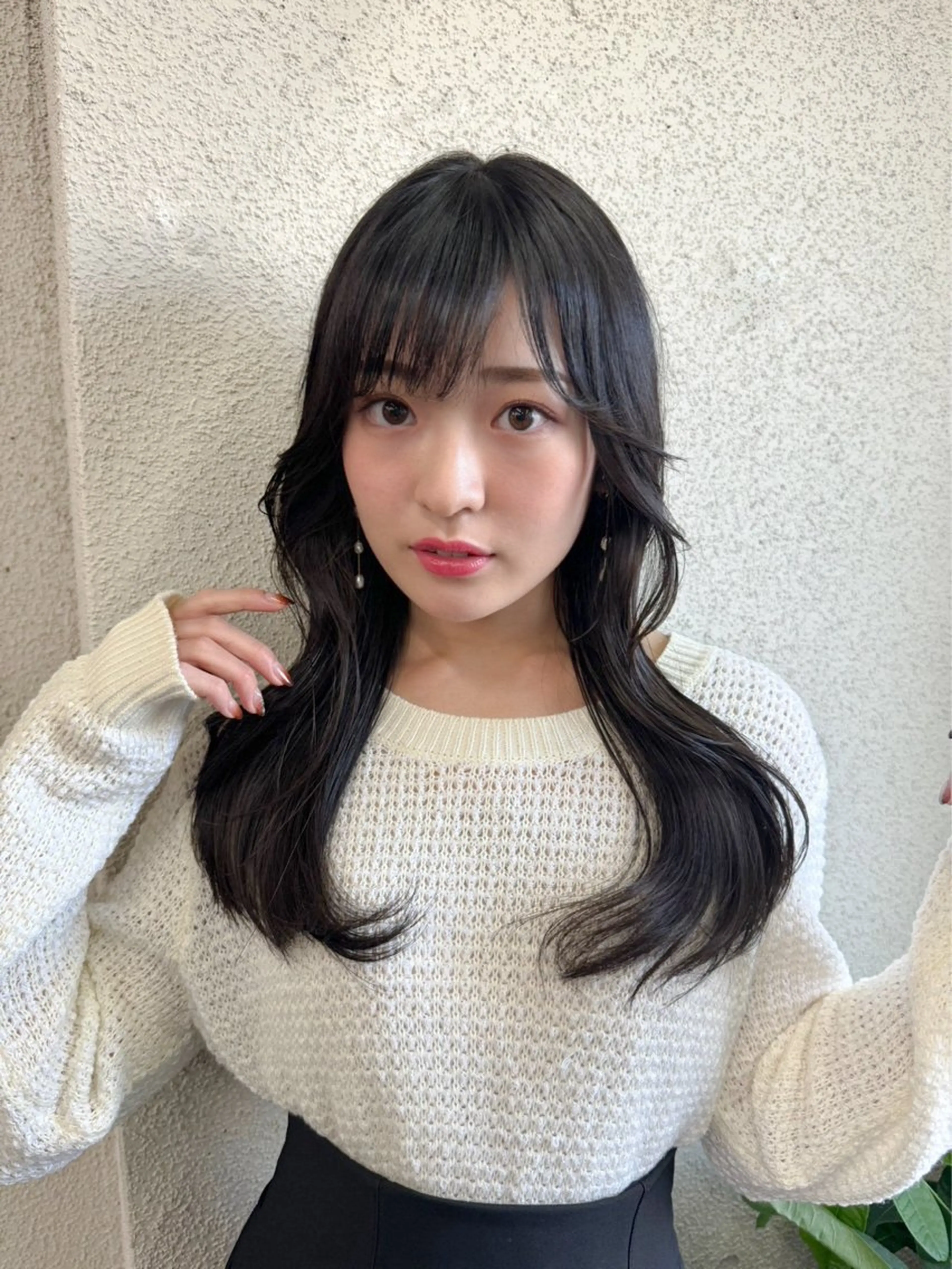 ロング カラー 韓国風ヘア 中西倖 トップスタイリストのヘアスタイル