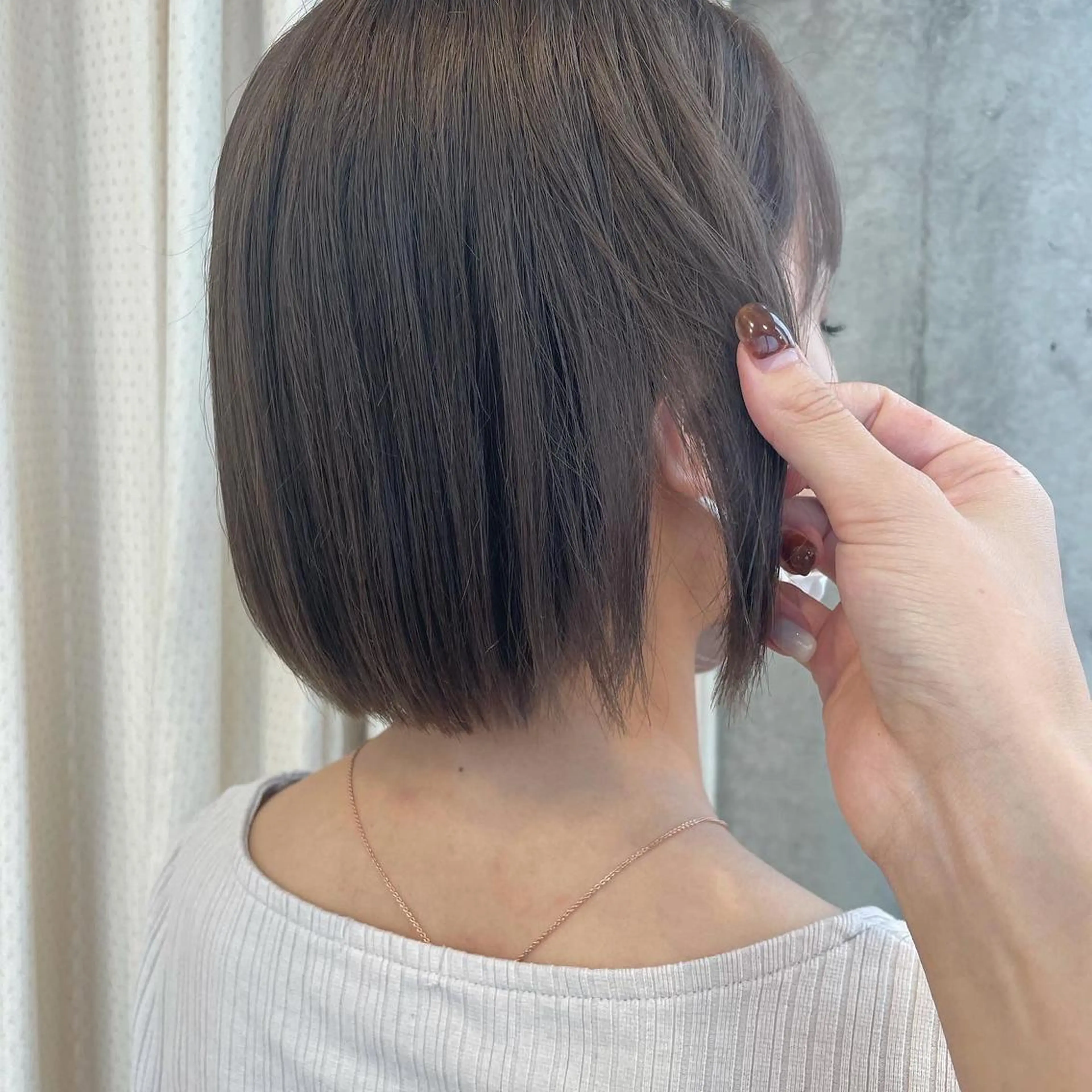 カラー グレージュ 🍪ﾖｼｲﾊﾙﾈ🍪 ﾗﾍﾞﾝﾀﾞｰｶﾗｰのヘアスタイル