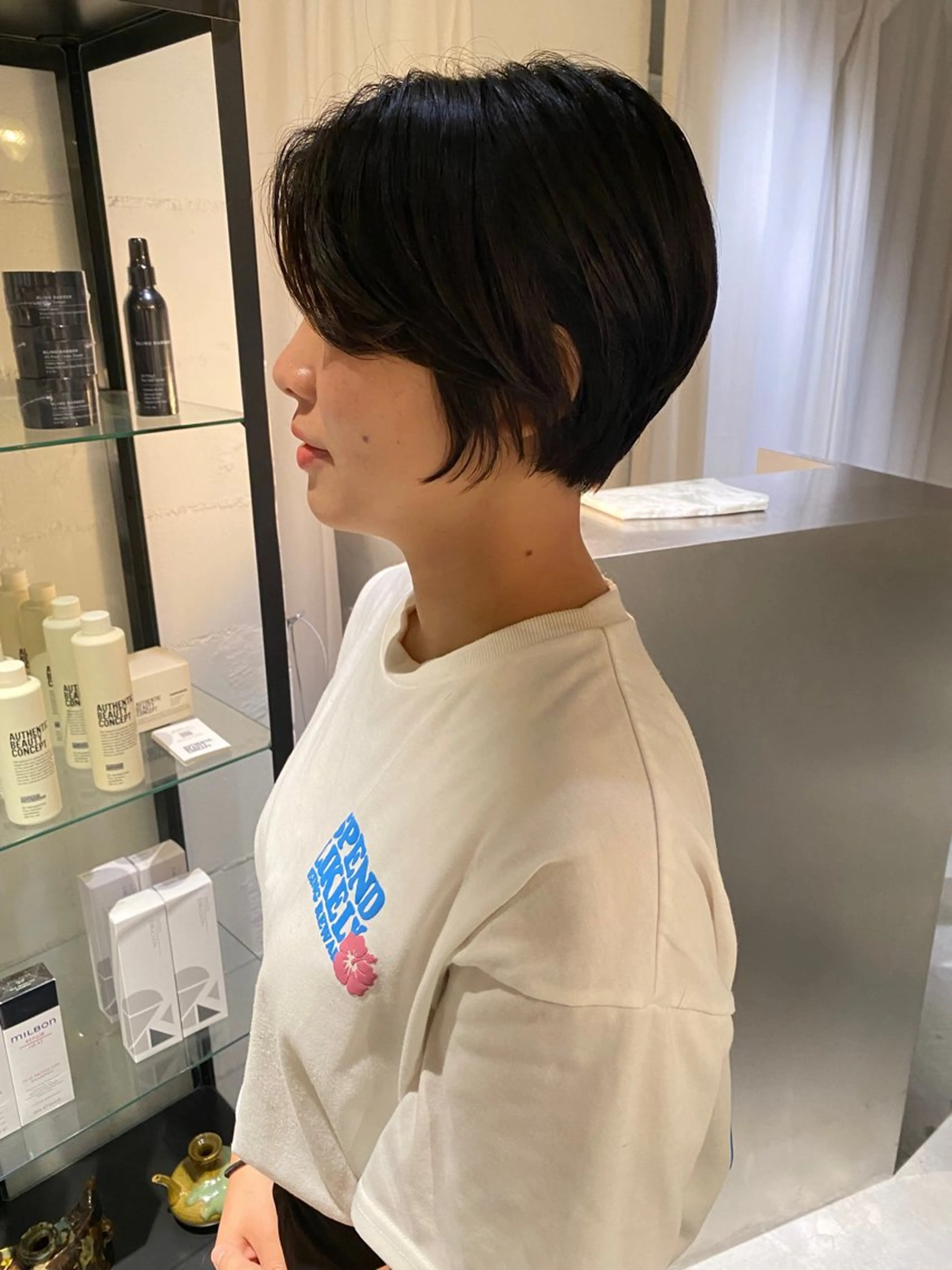 ショート ショートヘア 聖 来のヘアスタイル