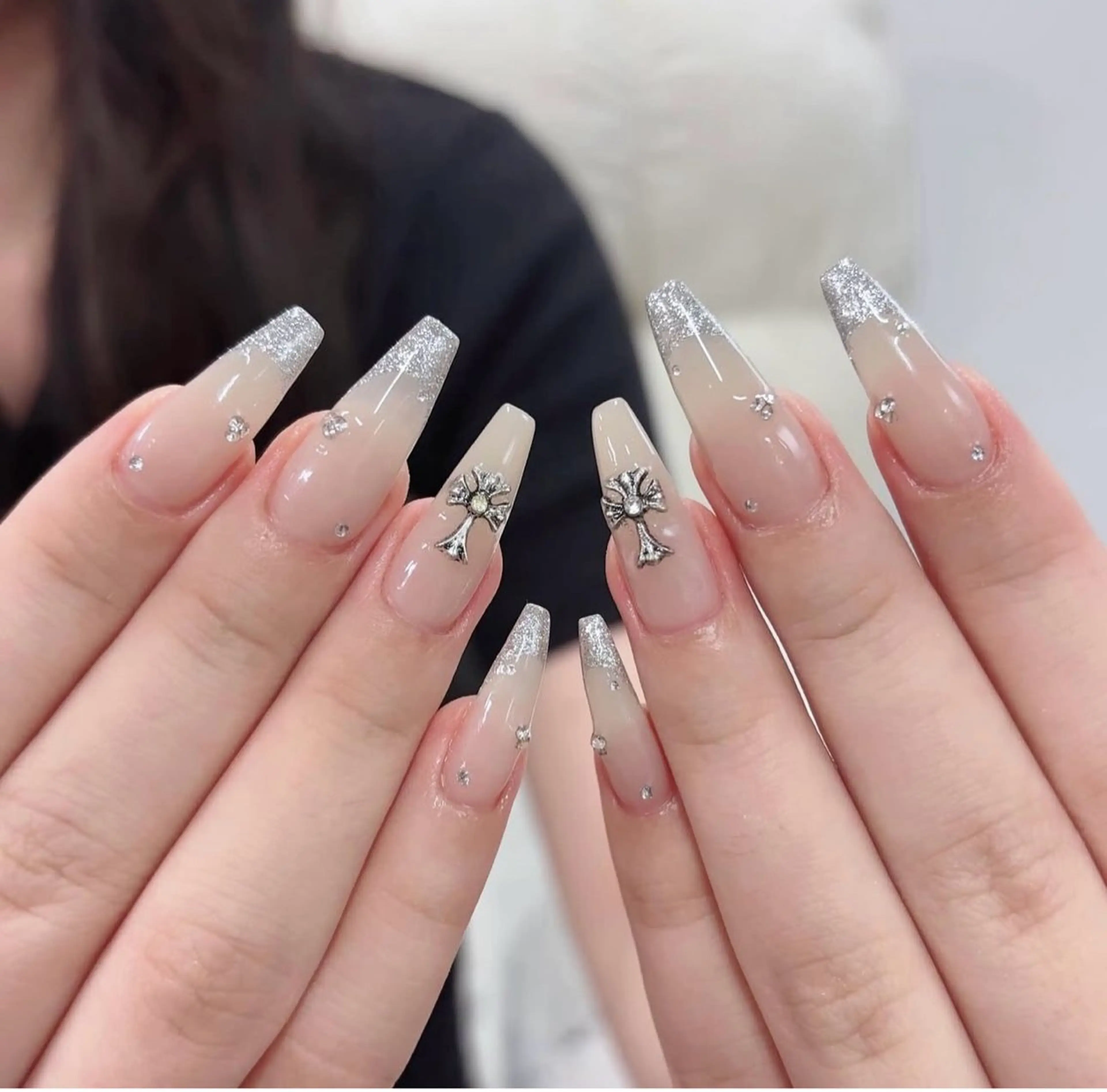 ネイル 韓国ネイル 持ち込み ニュアンスネイル ネイルチップ ハンドネイル TABI ANA.CHUOのネイルデザイン