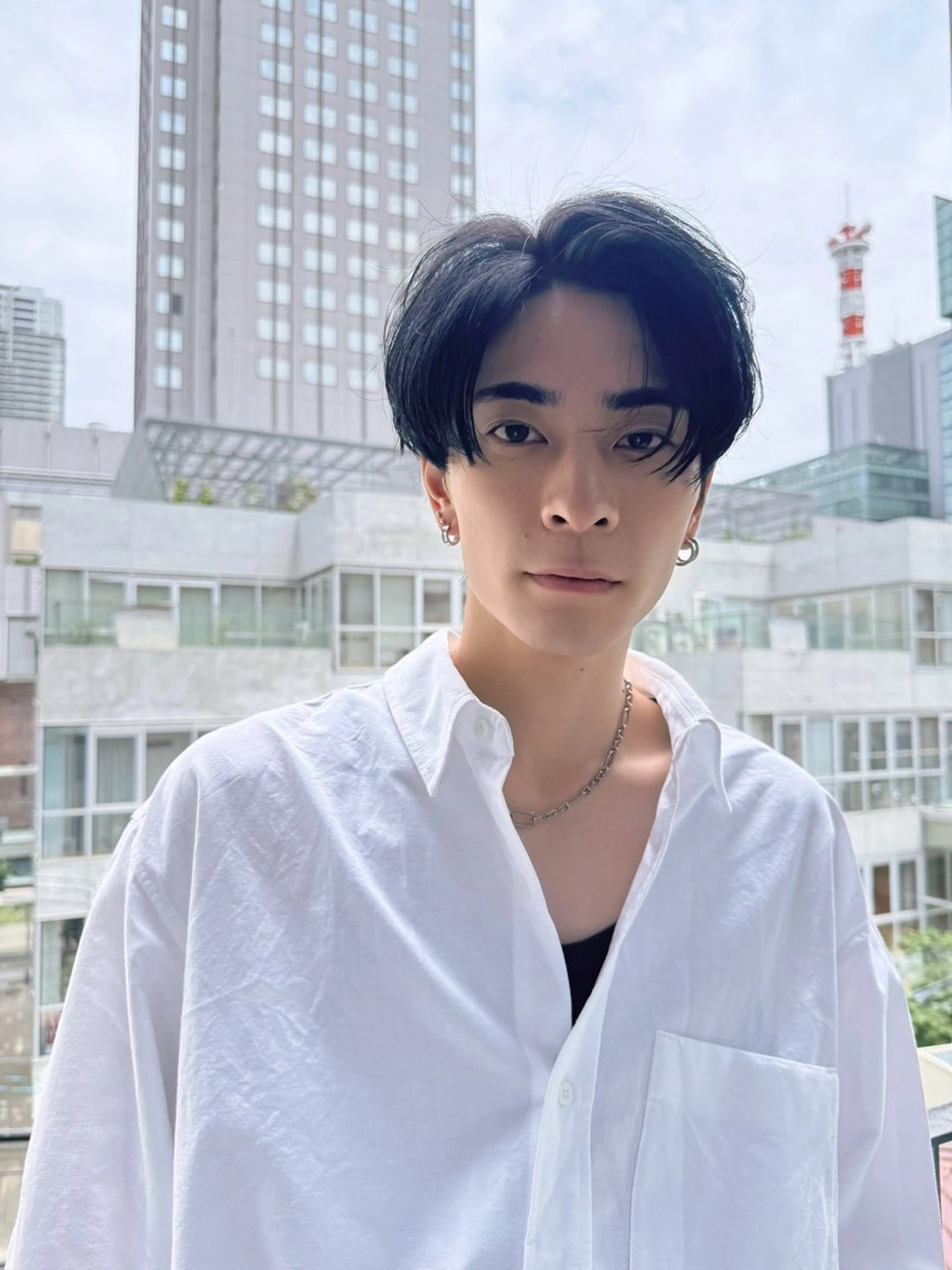 メンズ フェザーパーマ/ 曲がる矯正/酒井壮大のヘアスタイル