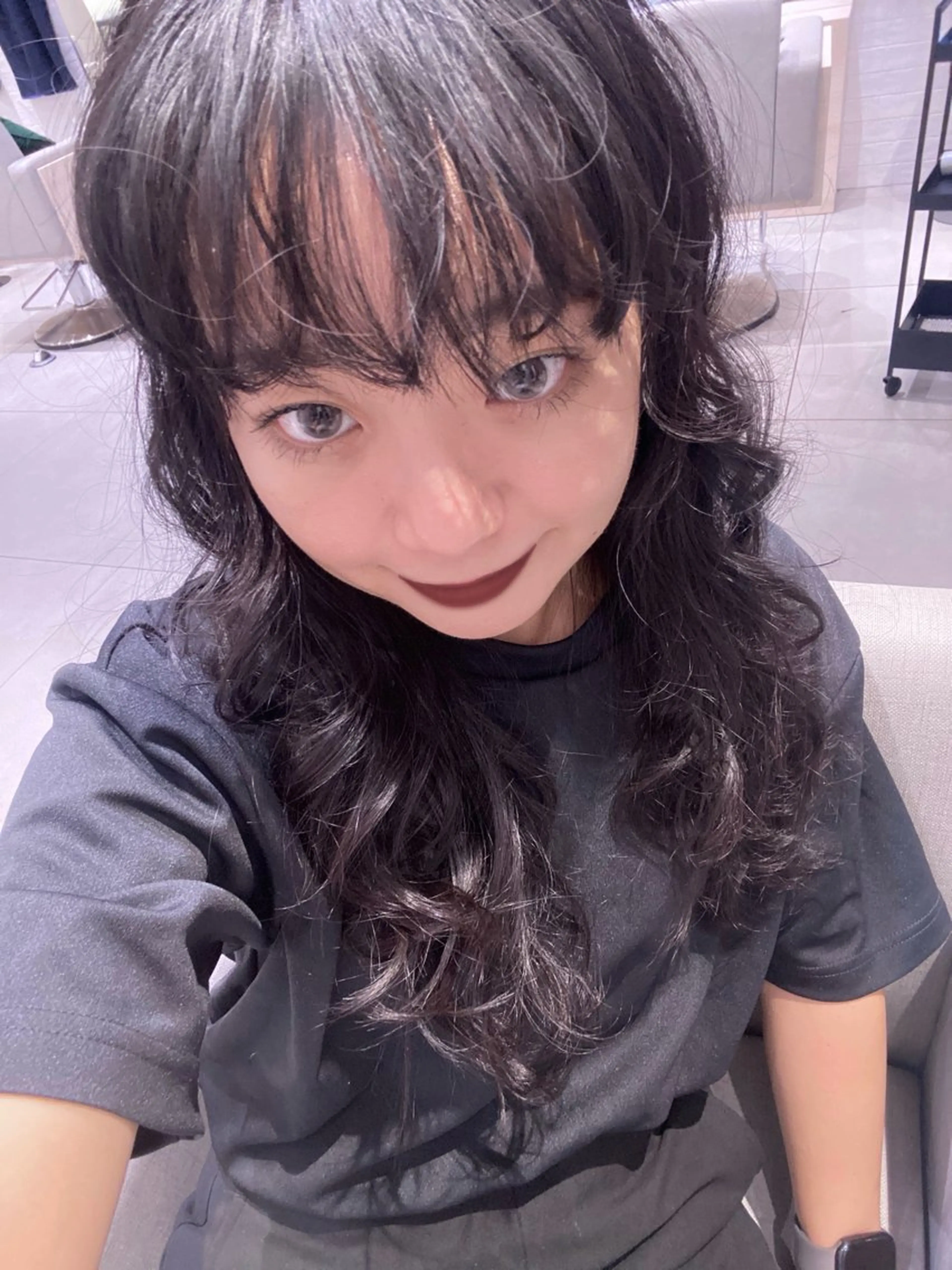 ロング パーマ パーマ トリートメント stair:case 🌱Fuka🌱🦖のヘアスタイル