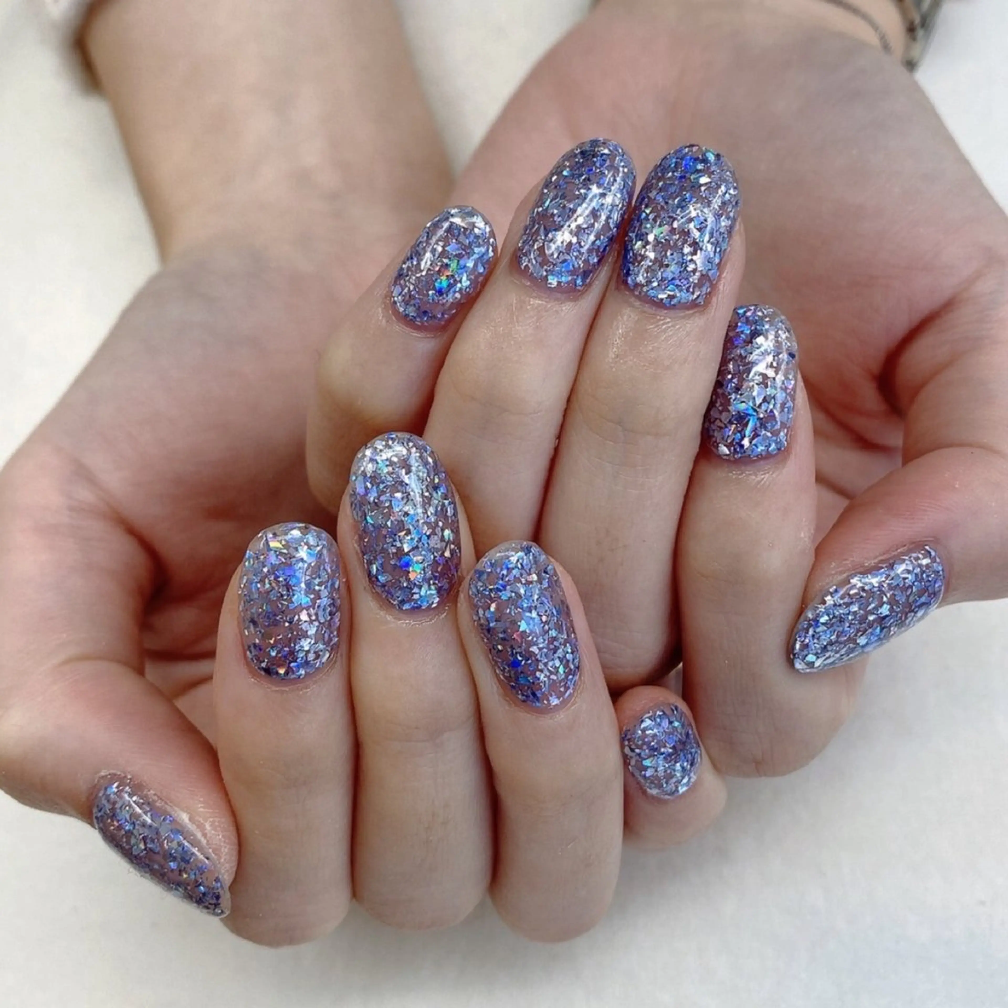 【HAND💅🏻初回、自店オフケア込み♪ 】ラメ全面の写真
