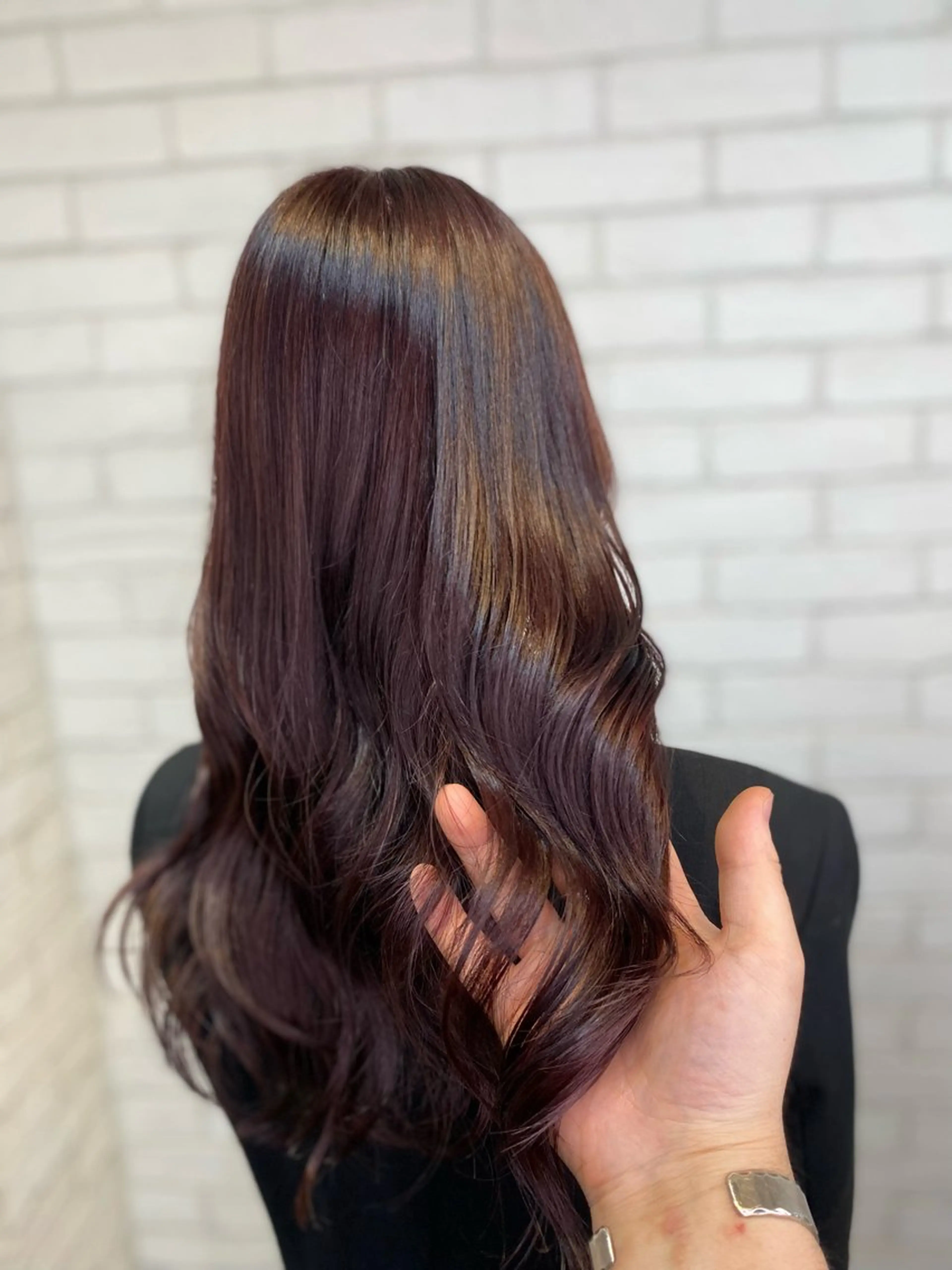 ロング カラー ヘアカラー トリートメント ヨシダ フミノリのヘアスタイル