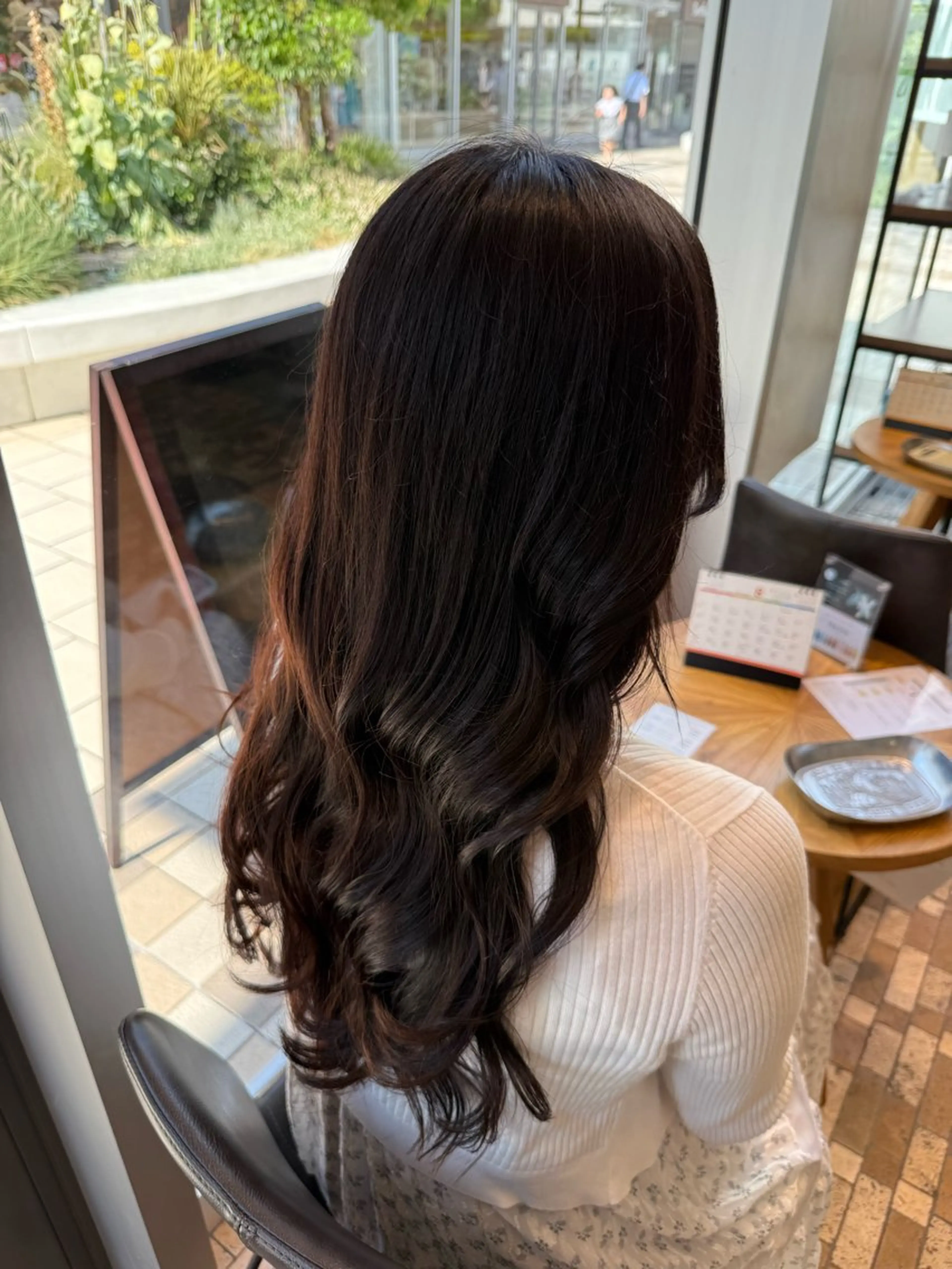 ロング カット ヘアカラー レイヤーカット /momocaのヘアスタイル