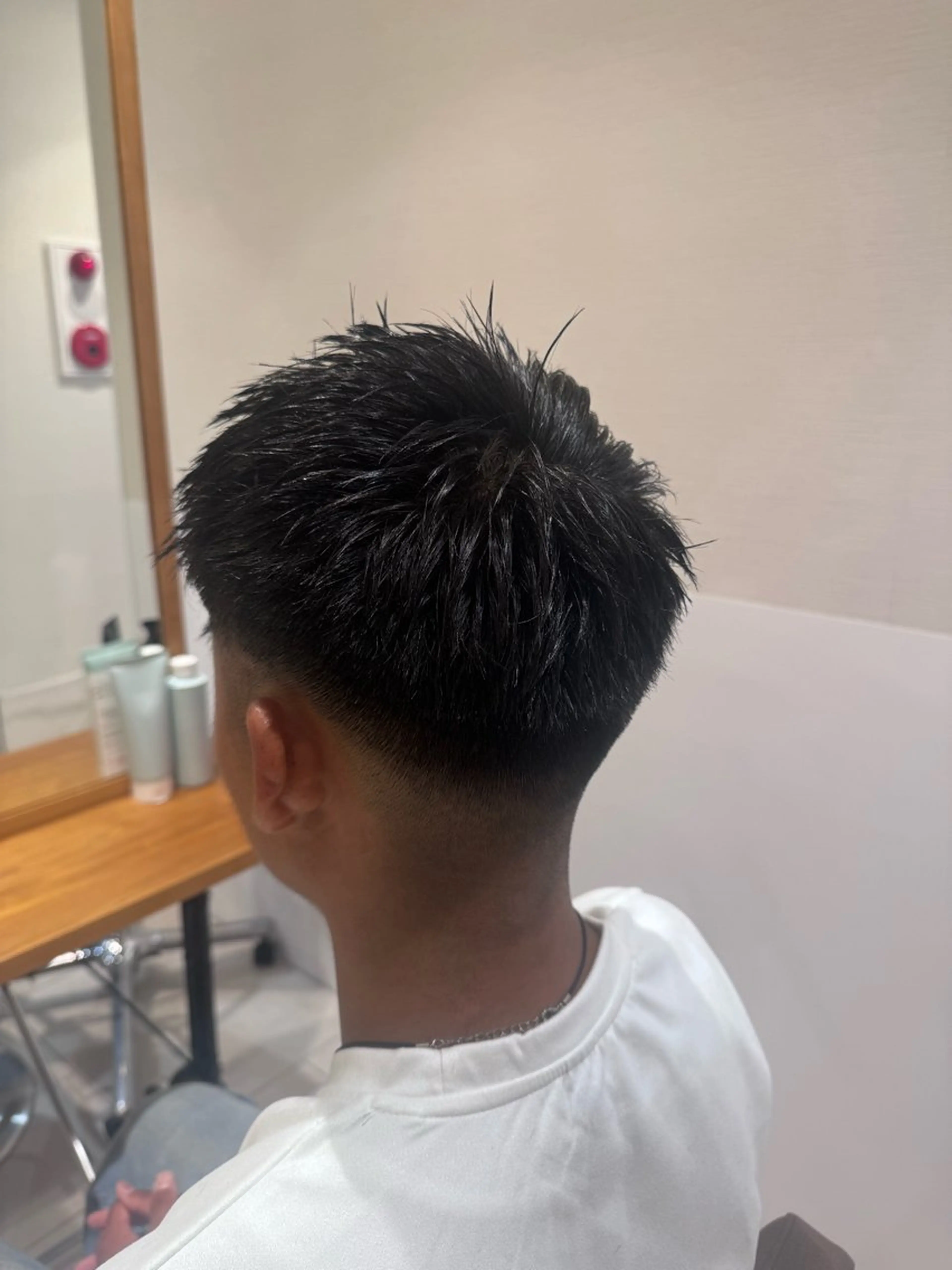 ショート メンズ フェードカット 学生（メンズ向け） 学生 メンズ専門🔥女性の モデル受付中！/陸翔のヘアスタイル