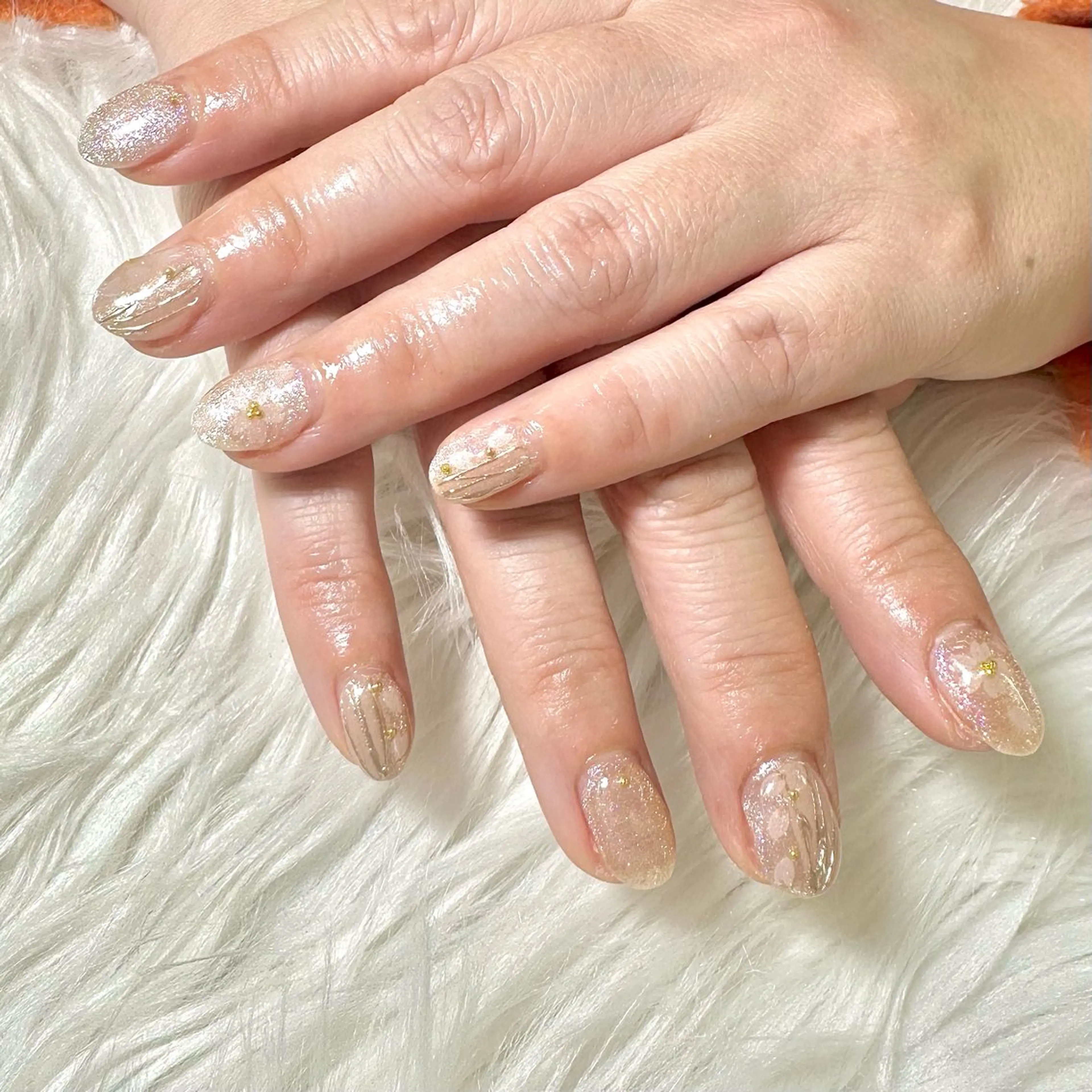 ネイル 桜ネイル ハンドネイル Heartnail Hino Reinaのネイルデザイン