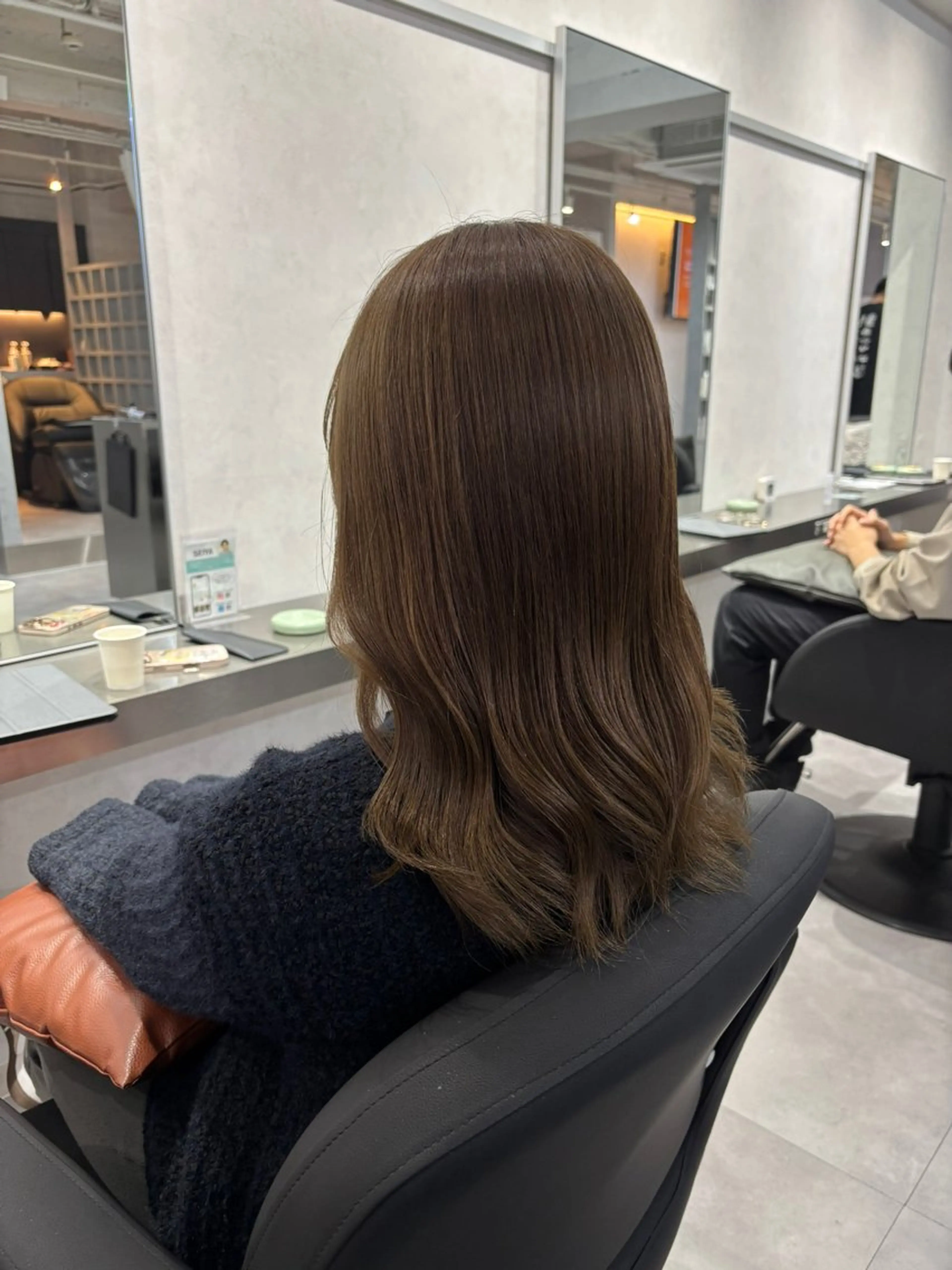 セミロング カラー ヘアカラー トリートメント seiya/ ブリーチなしWカラーのヘアスタイル