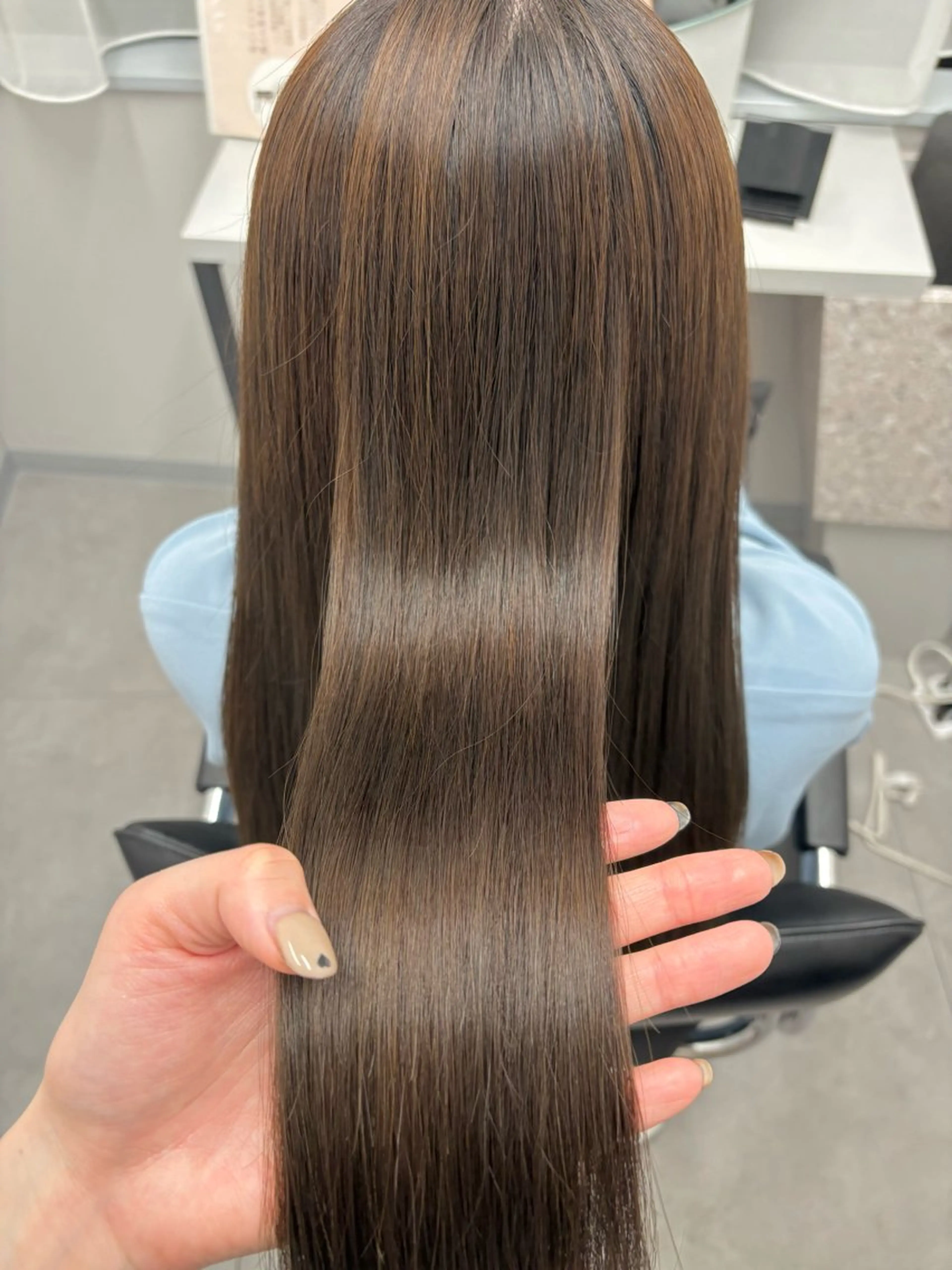 ミディアム カラー ベージュカラー 透明感カラー カット ヘアカラー トリートメント 🌷MIREA🌷 LUANA 難波店のヘアスタイル