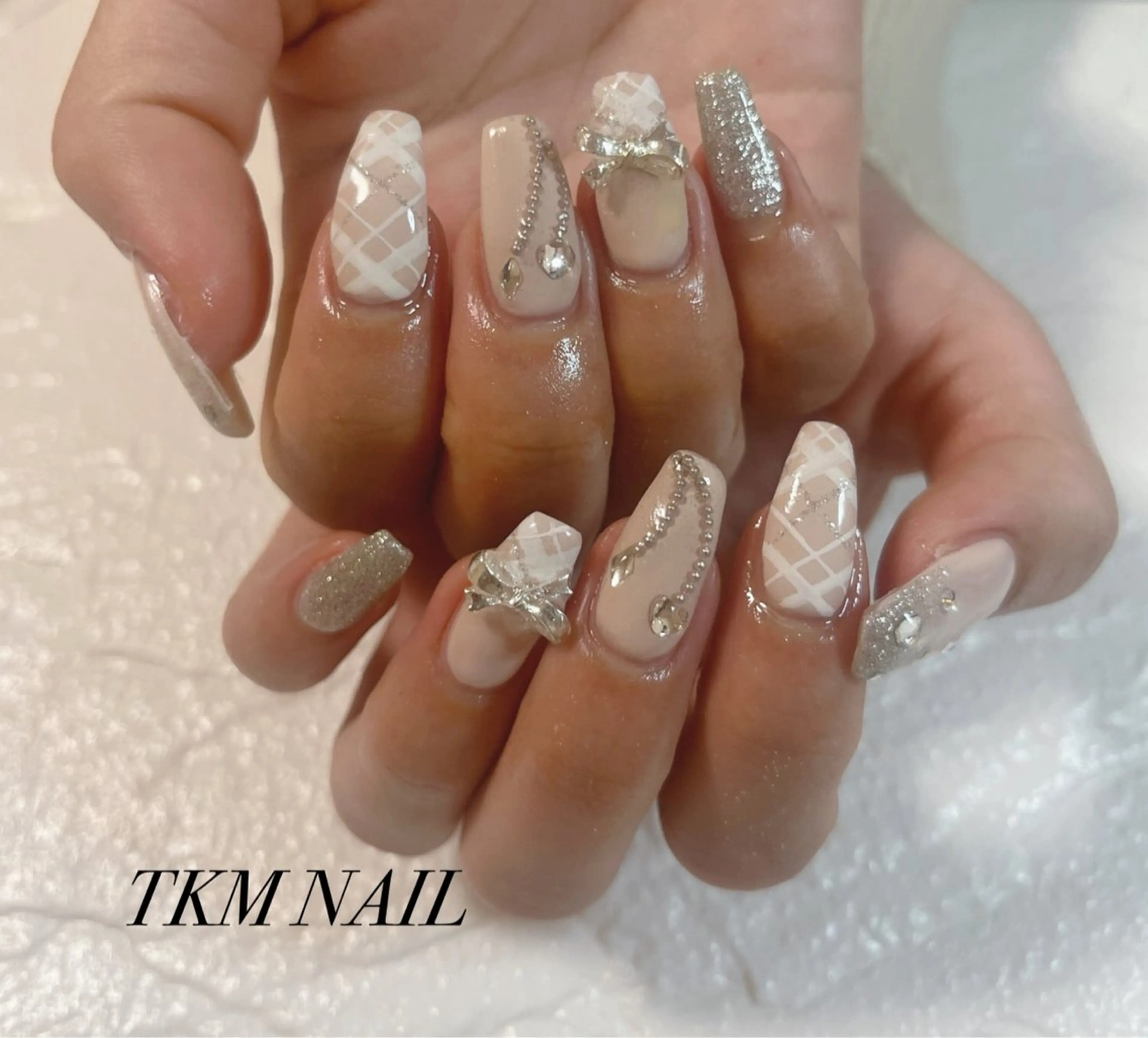 ネイル ゴージャス ロングネイル ______ TKM  NAILのネイルデザイン