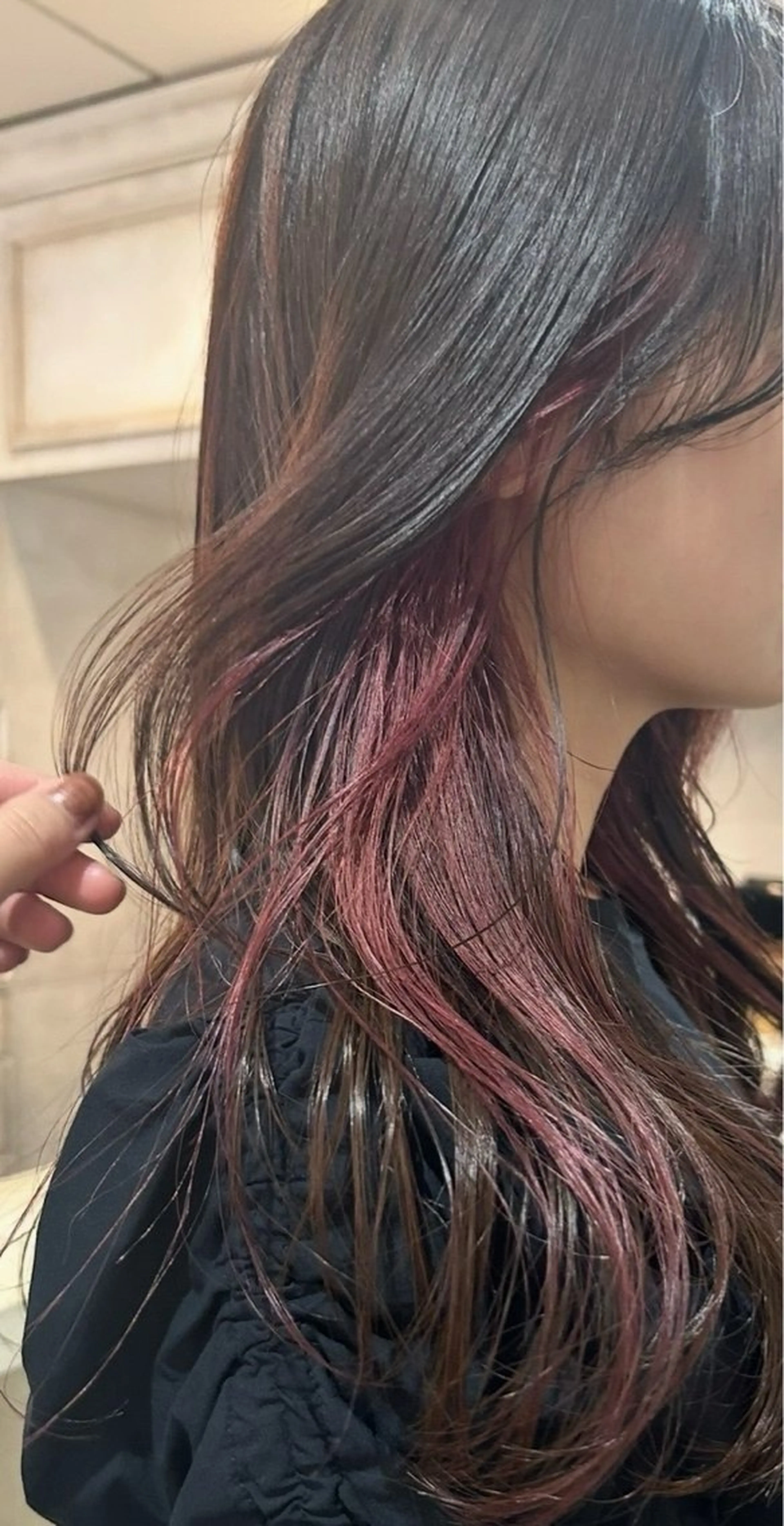 ロング ヘアカラー 🖤海外風デザイン カラー🖤/りんのヘアスタイル