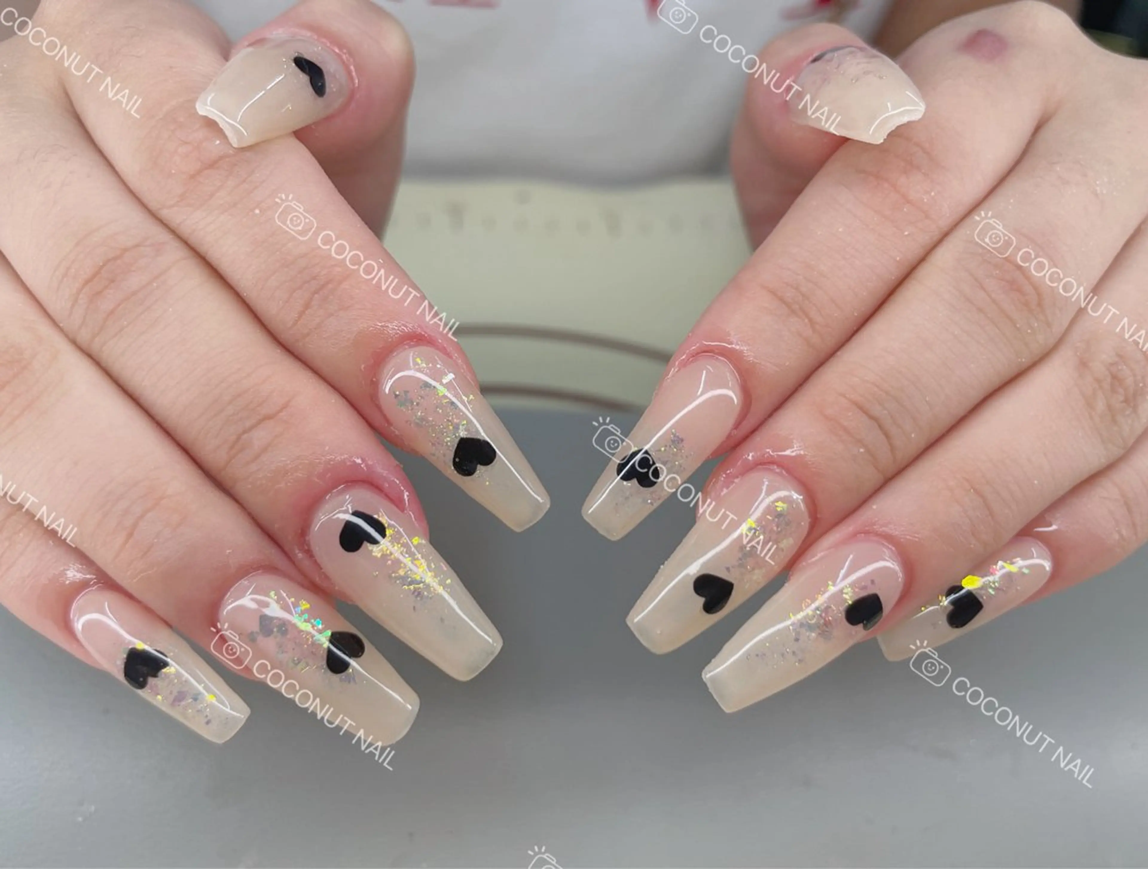 ネイル ハンドネイル 神田 ココナッツのネイルデザイン