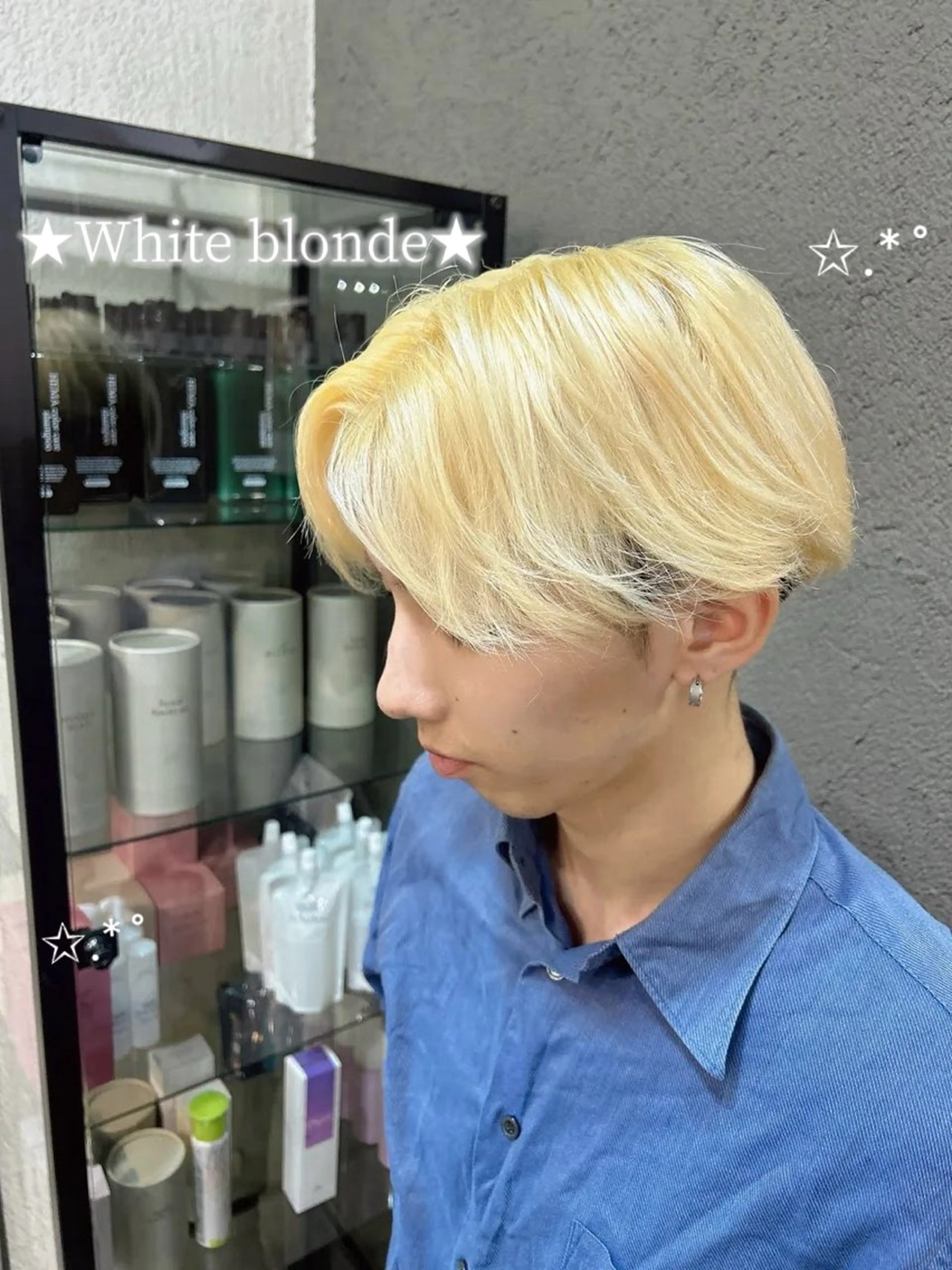 メンズ ヘアカラー 💜カラーリスト 上田💜のヘアスタイル