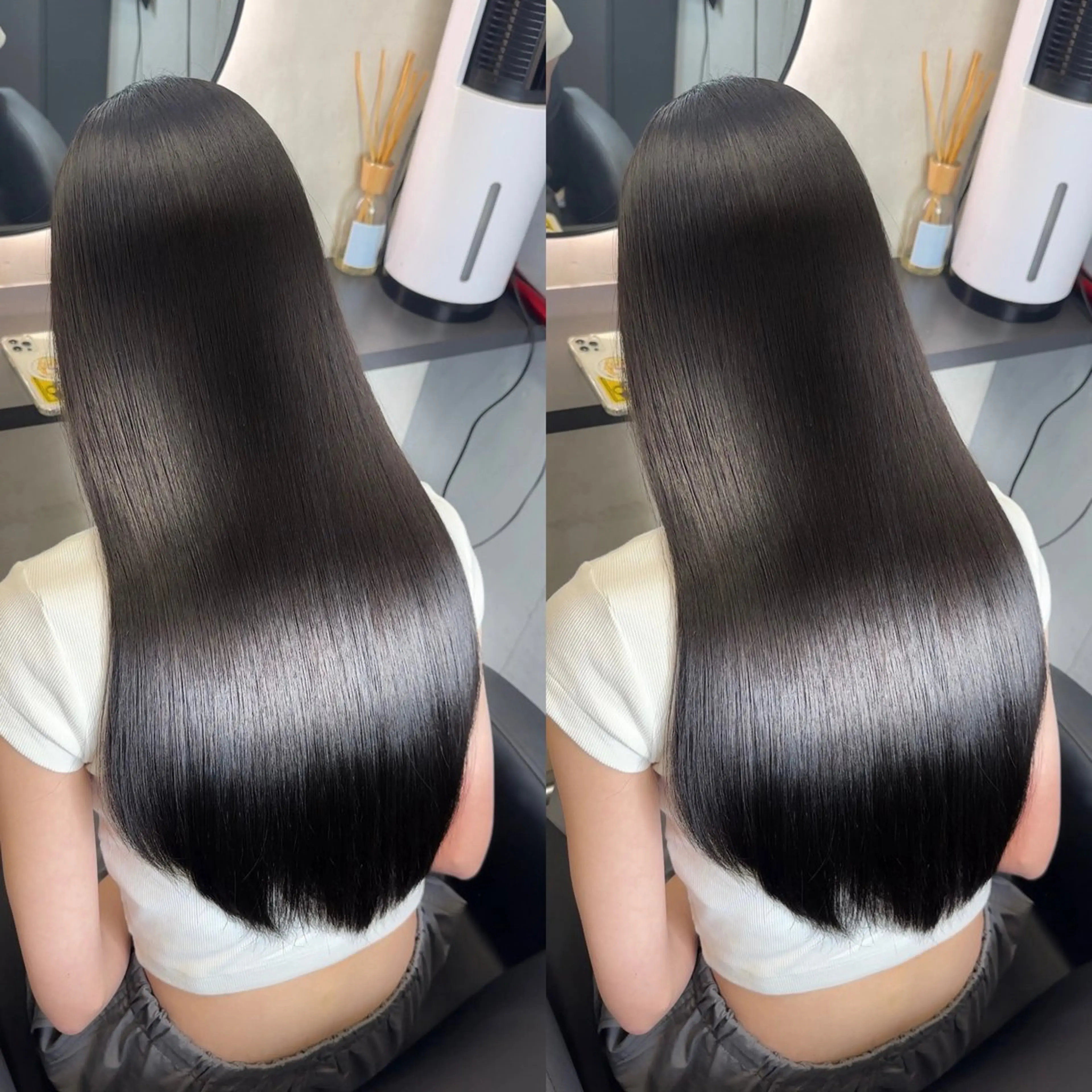 ロング 髪質改善 縮毛矯正 カット ヘアカラー 縮毛矯正 トリートメント 髪質改善／韓国風 恵比寿/Renのヘアスタイル