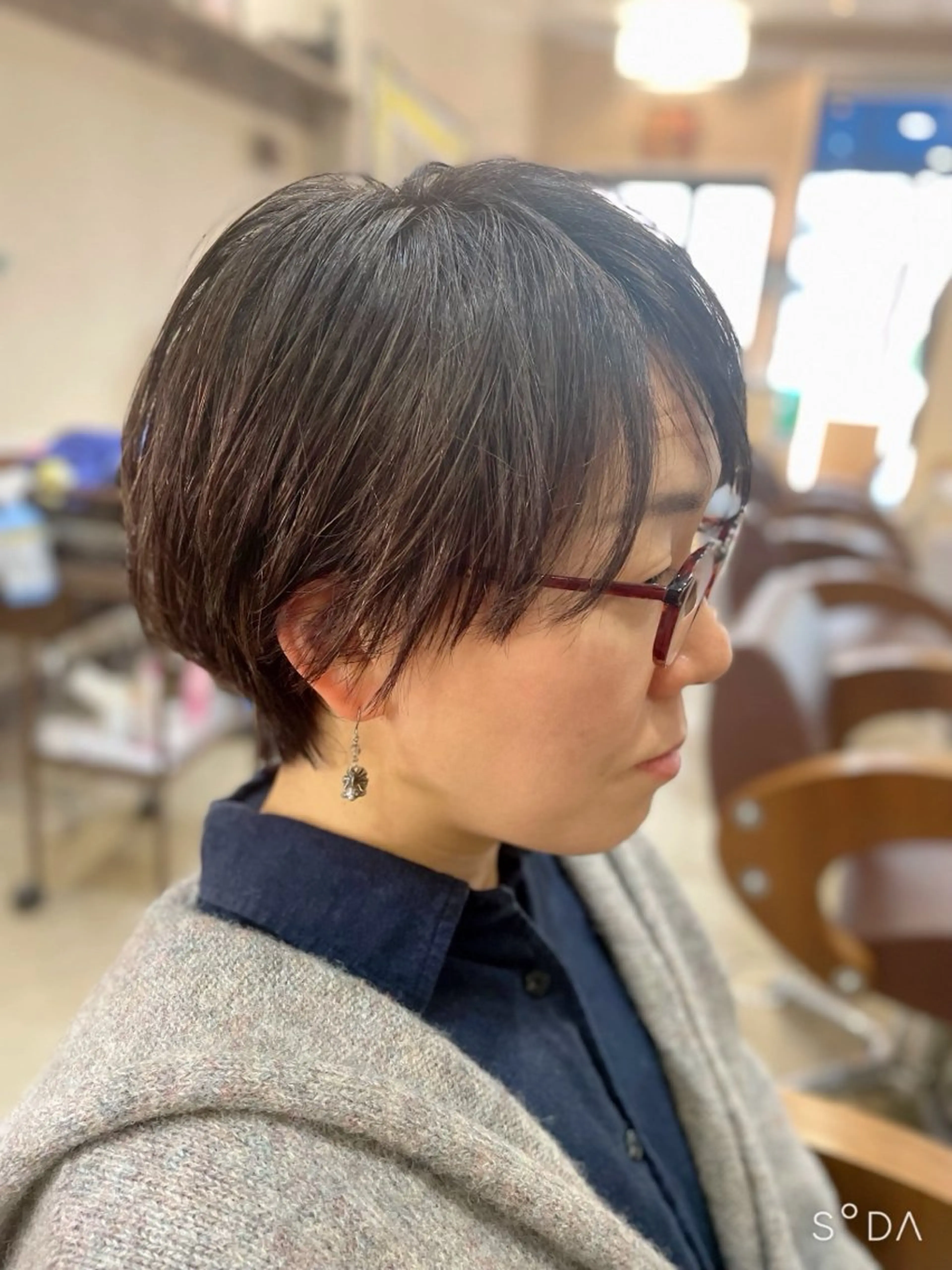 ショート ハンサムショート ショートヘア カラー/フリーランス 鈴木　亜紀子のヘアスタイル