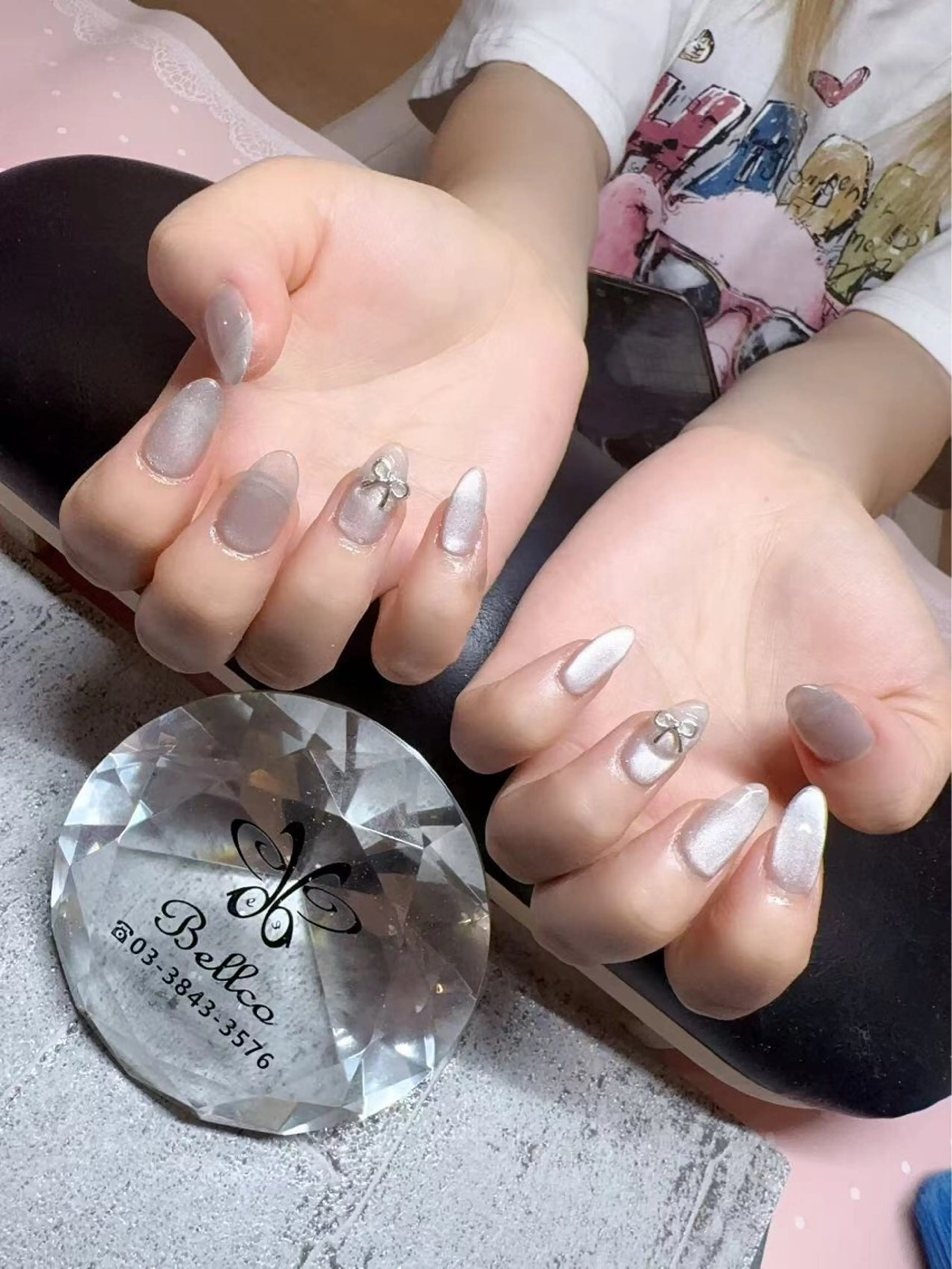 ネイル マグネットネイル ネイルサロン ベラッコのネイルデザイン