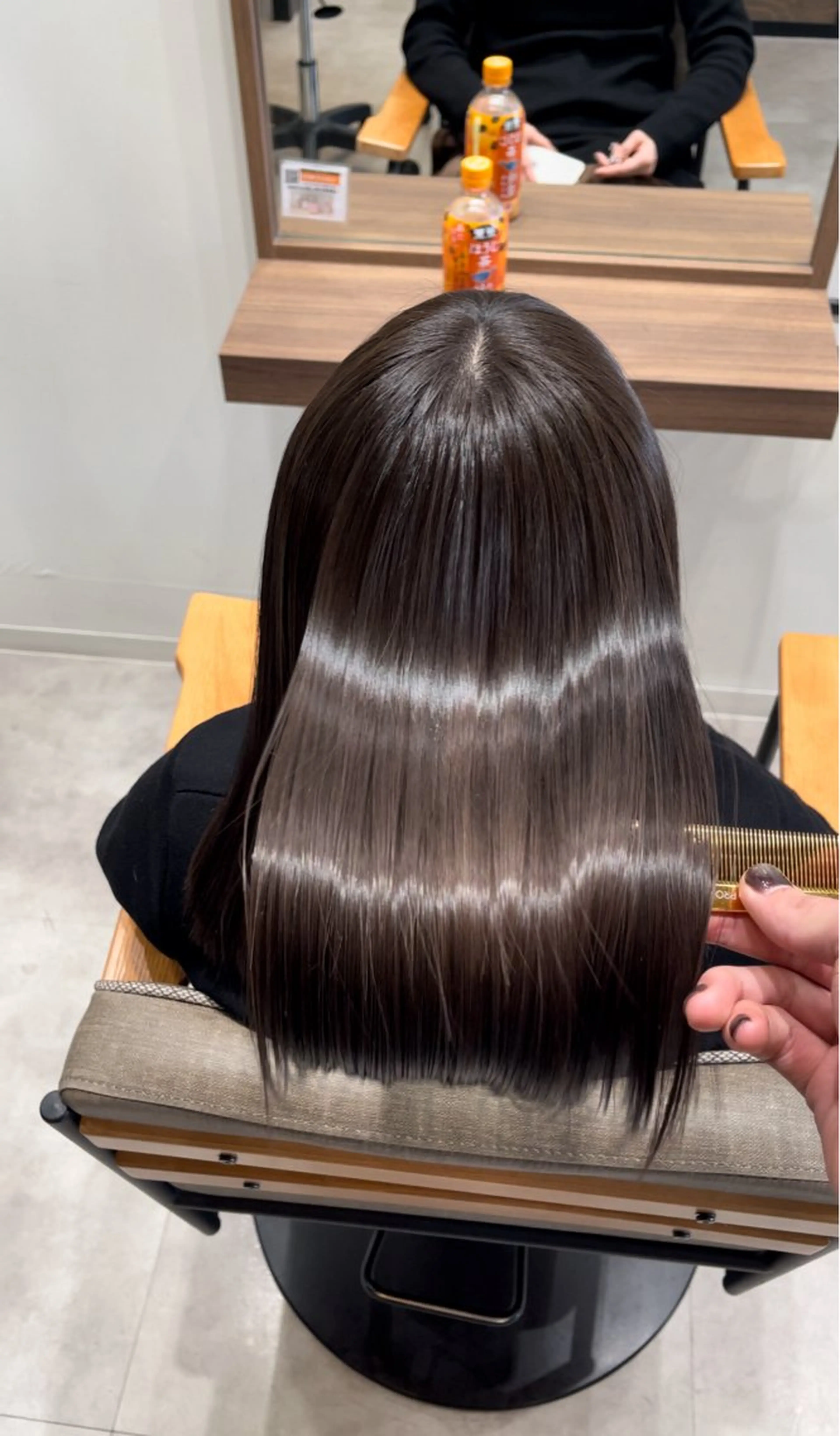 セミロング 髪質改善 ヘアカラー トリートメント 朝5分でキマる艶髪 /ヤマダのヘアスタイル