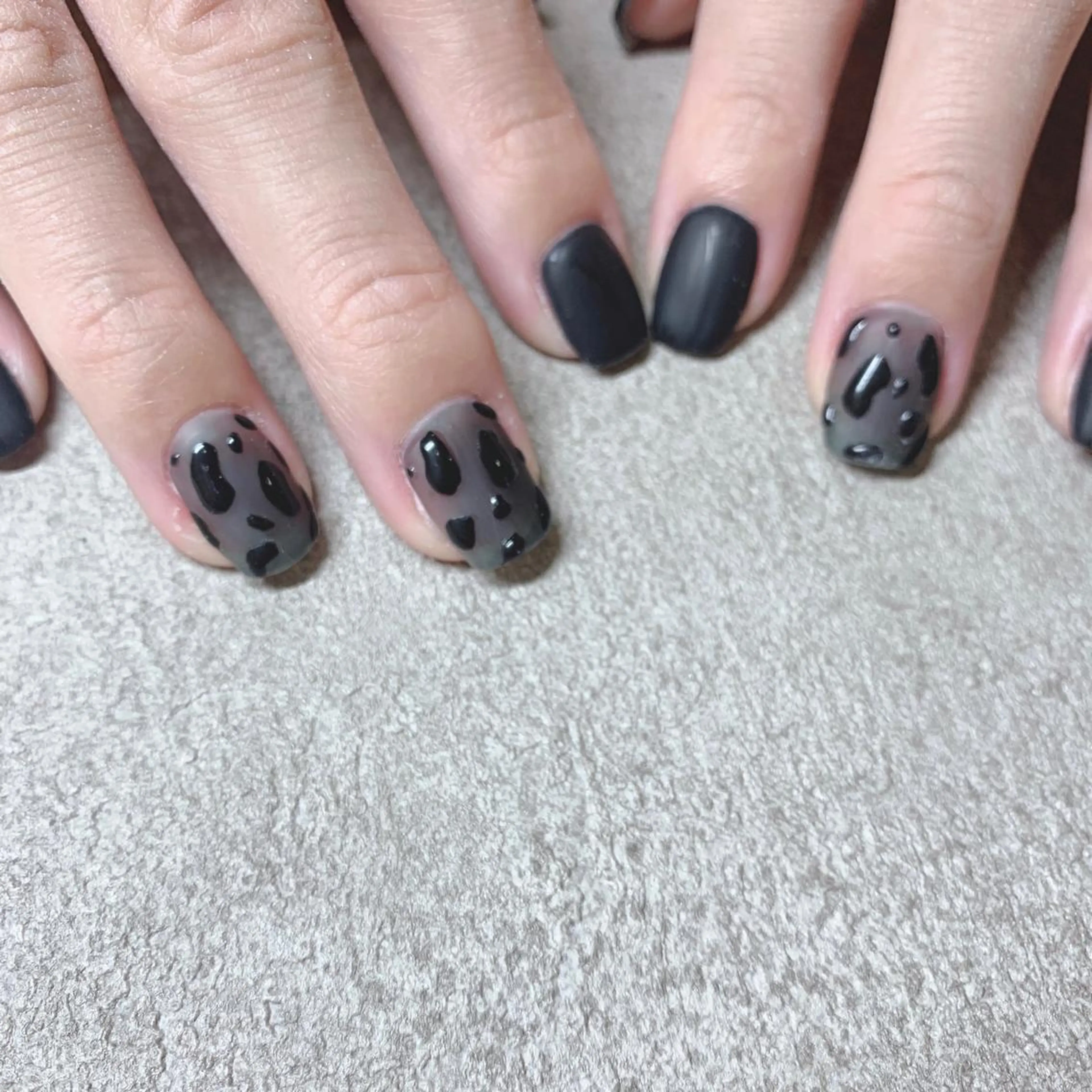 カラー ネイル ハンドネイル Cozy_ ilumのネイルデザイン