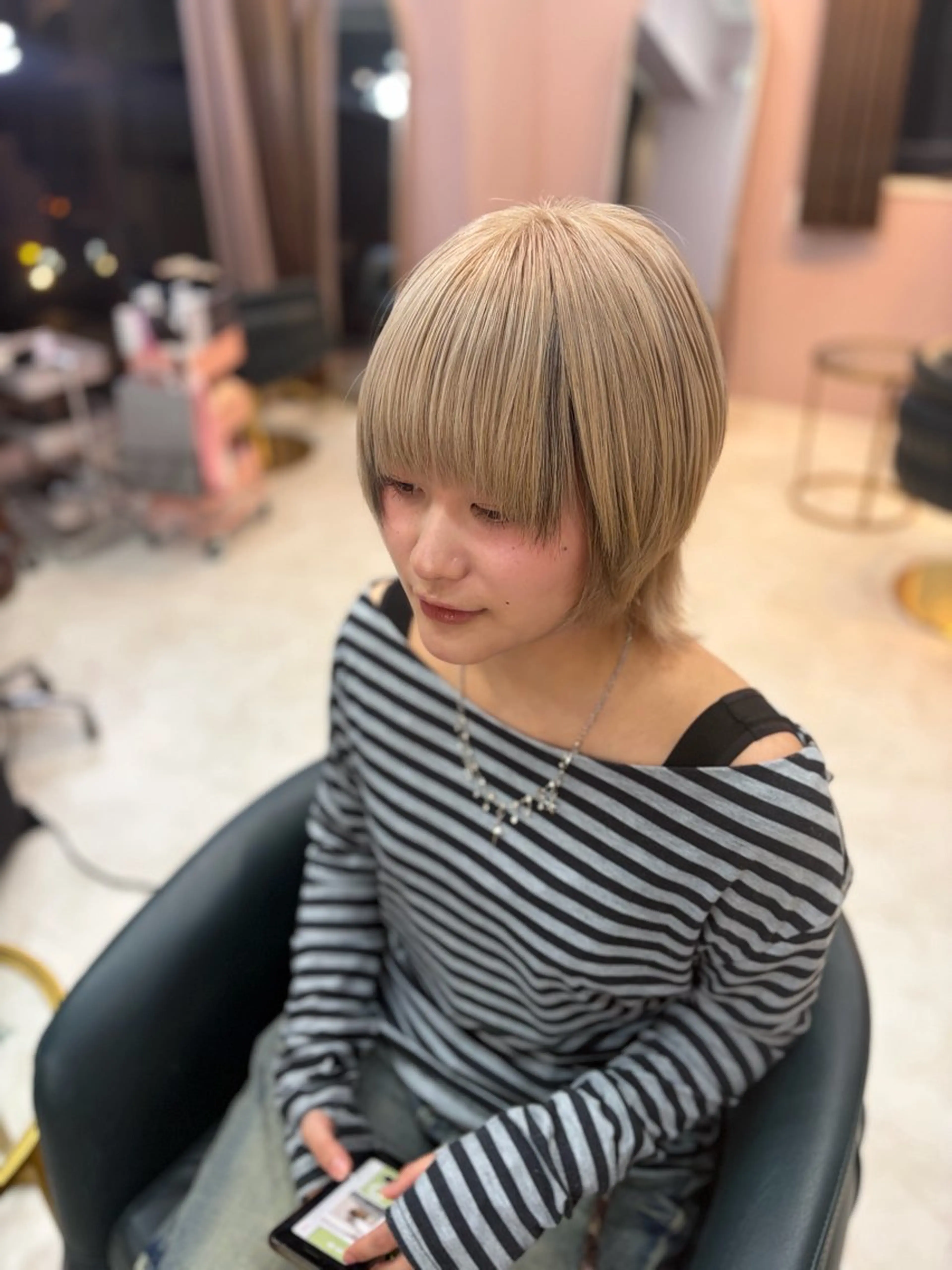 ツヤ感✨リタッチ＋カラー＋超音波トリートメント※ロングリタッチは受け付けておりませんの写真