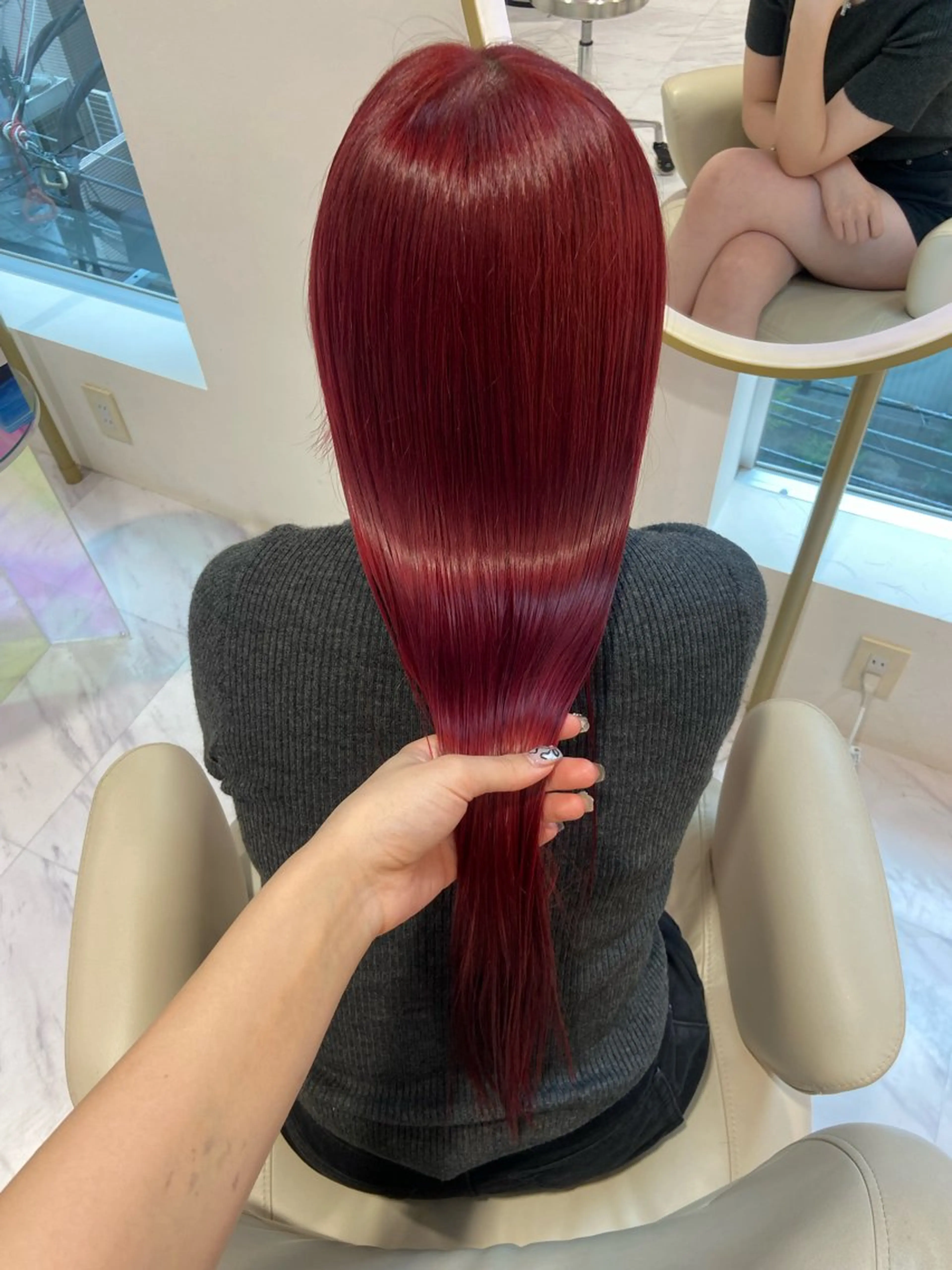 ロング カット ヘアカラー 名駅/ハイトーン /Y2k/YUNAのヘアスタイル