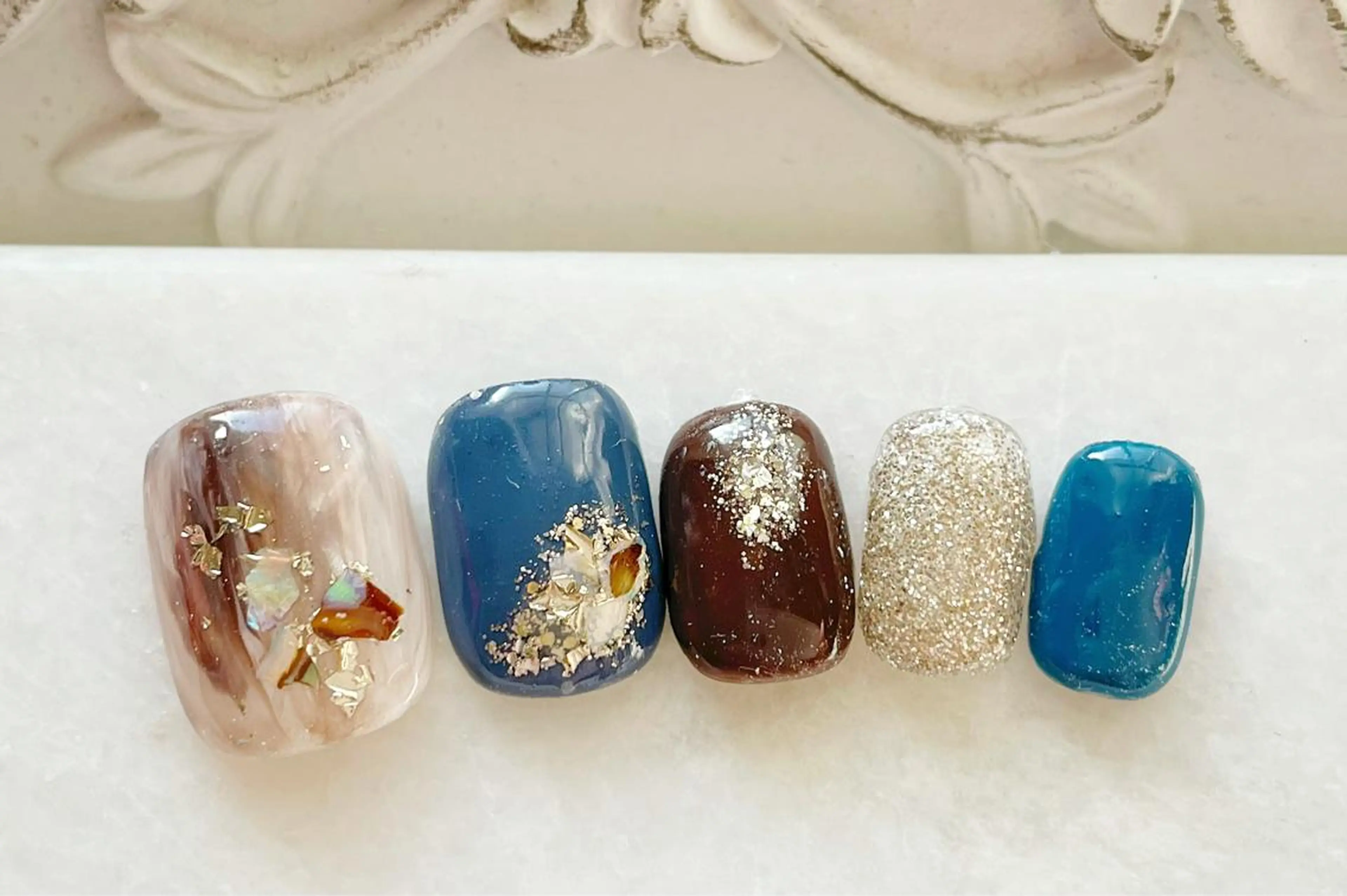 ネイル フットネイル ジェルネイル ニュアンスネイル パラジェル Satomi  のネイルデザイン