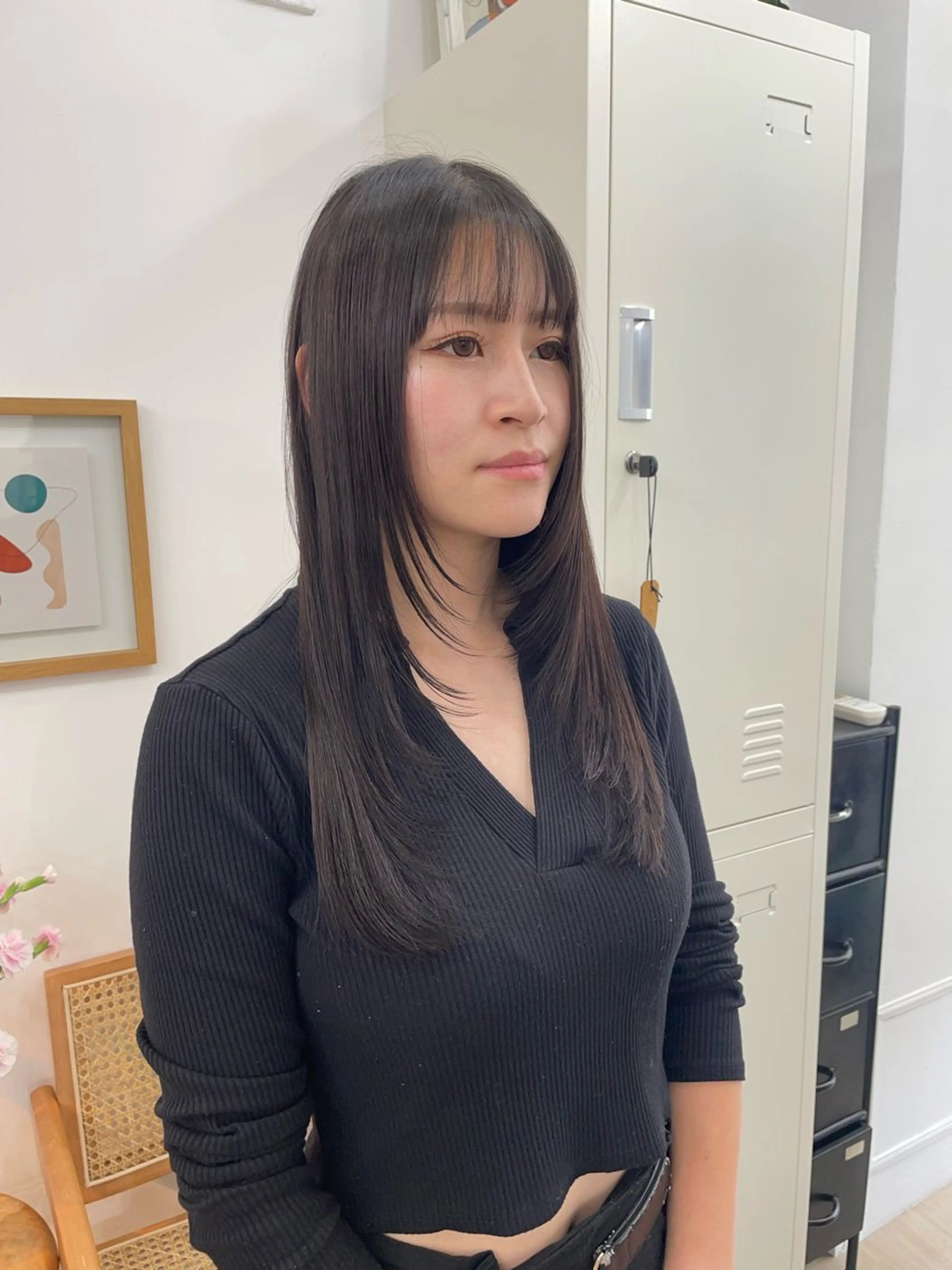 ロング レイヤーカット ロング トリートメント カット トリートメント ✨髪質改善✨原宿 えのもと　はなのヘアスタイル