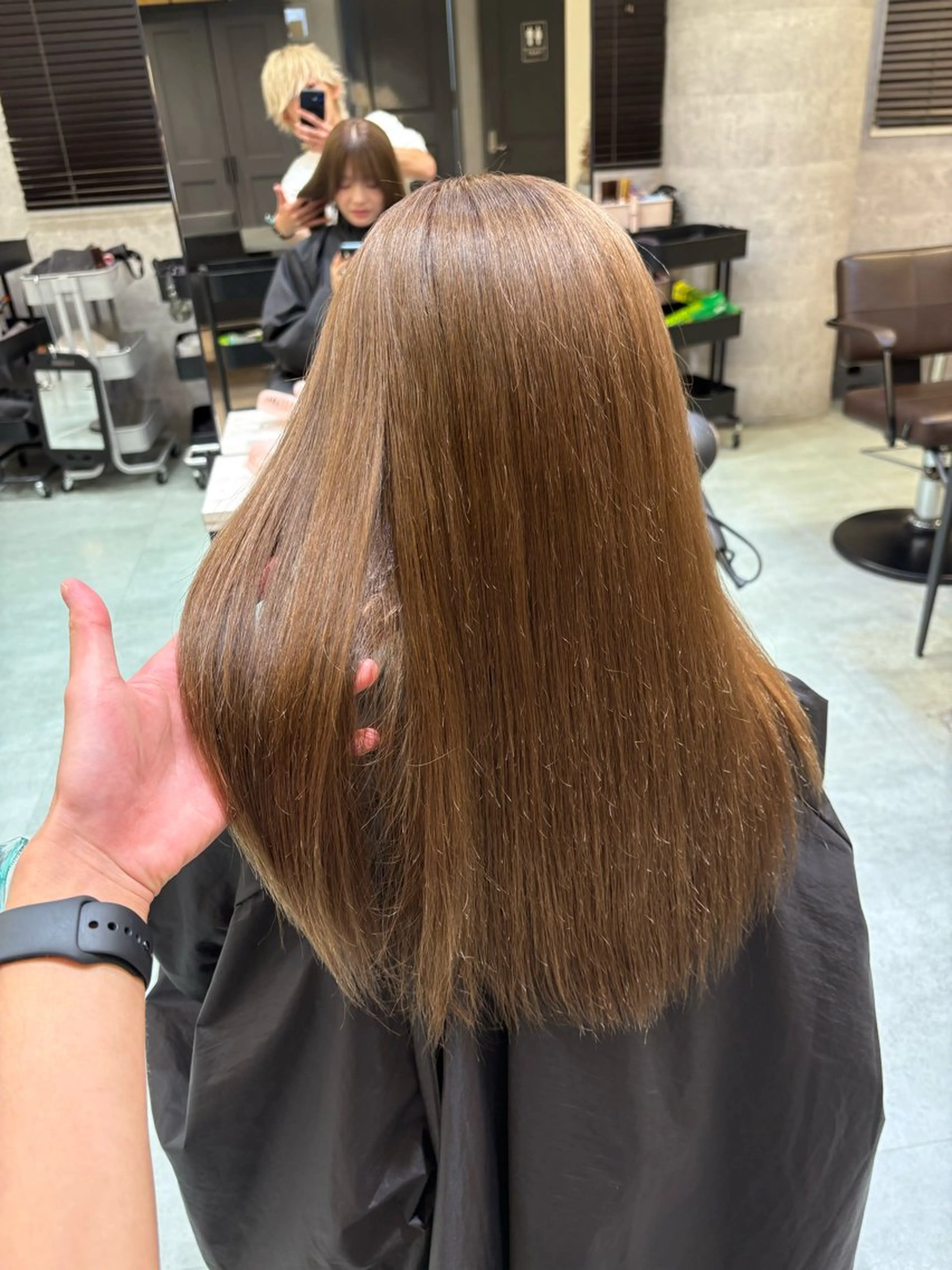 ロング カラー ベージュカラー ブラウンカラー ブラウンベージュ 透明感カラー ヘアカラー ケアブリーチ🌟 ♢WATARU♢のヘアスタイル