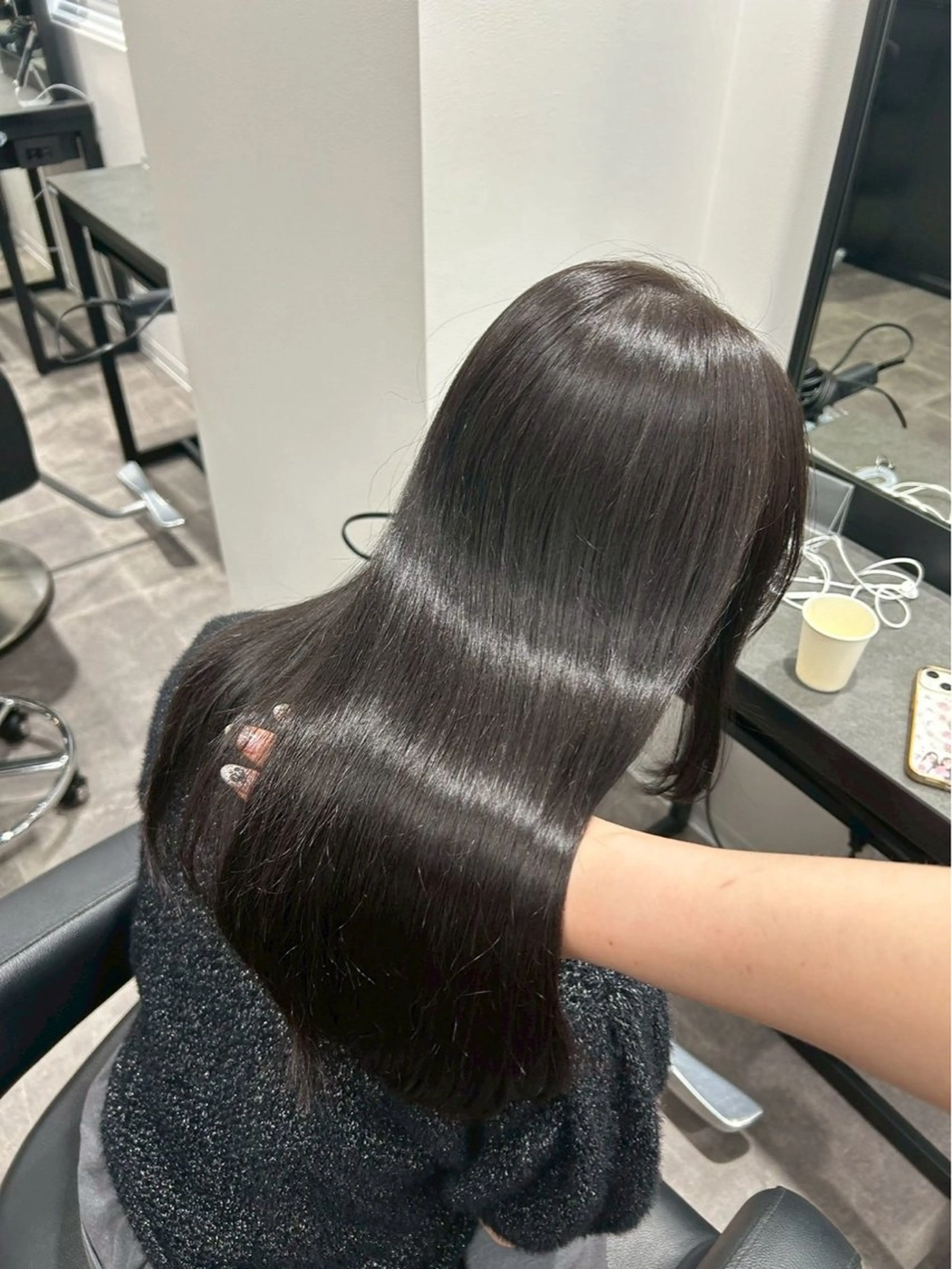 ロング カラー ヘアカラー トリートメント 韓国っぽ×透け感🪽 Fumi 🤍のヘアスタイル