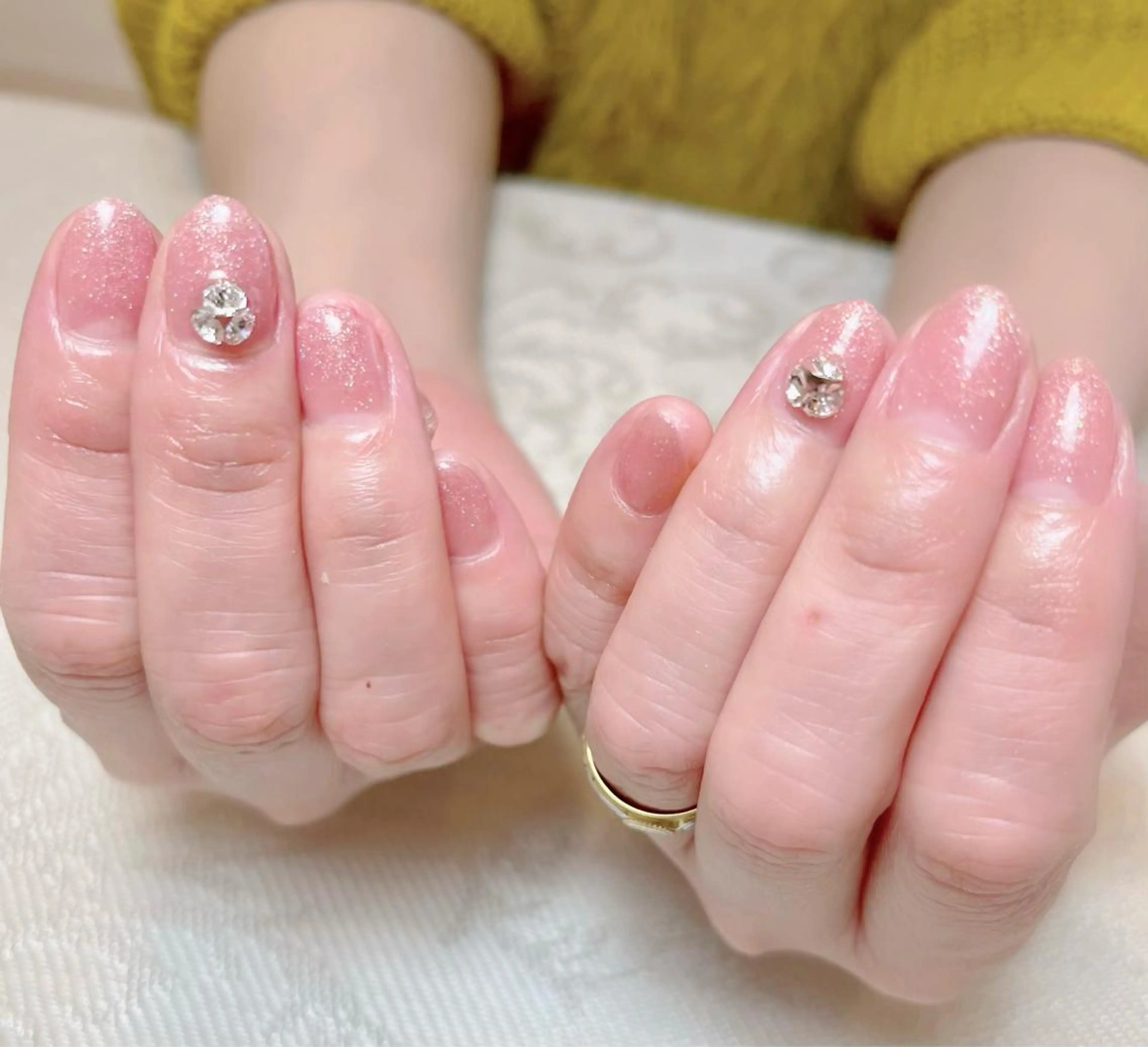 ネイル グラデーション キラキラネイル ラメ(グリッター) シンプルネイル ハンドネイル A.sister所属・nail salon 《A.sister》のネイルデザイン